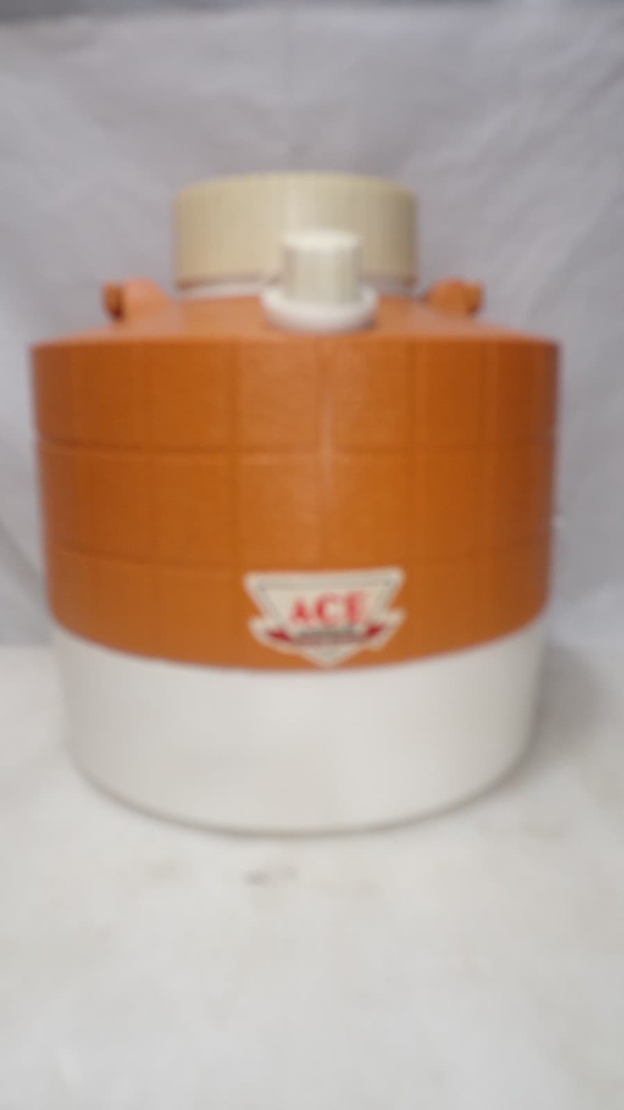 Vintage Ace Hardware Orange 1 Gallon Water Cooler Beverage Jug Vintage 70s (J96J - Thumbnail 4
