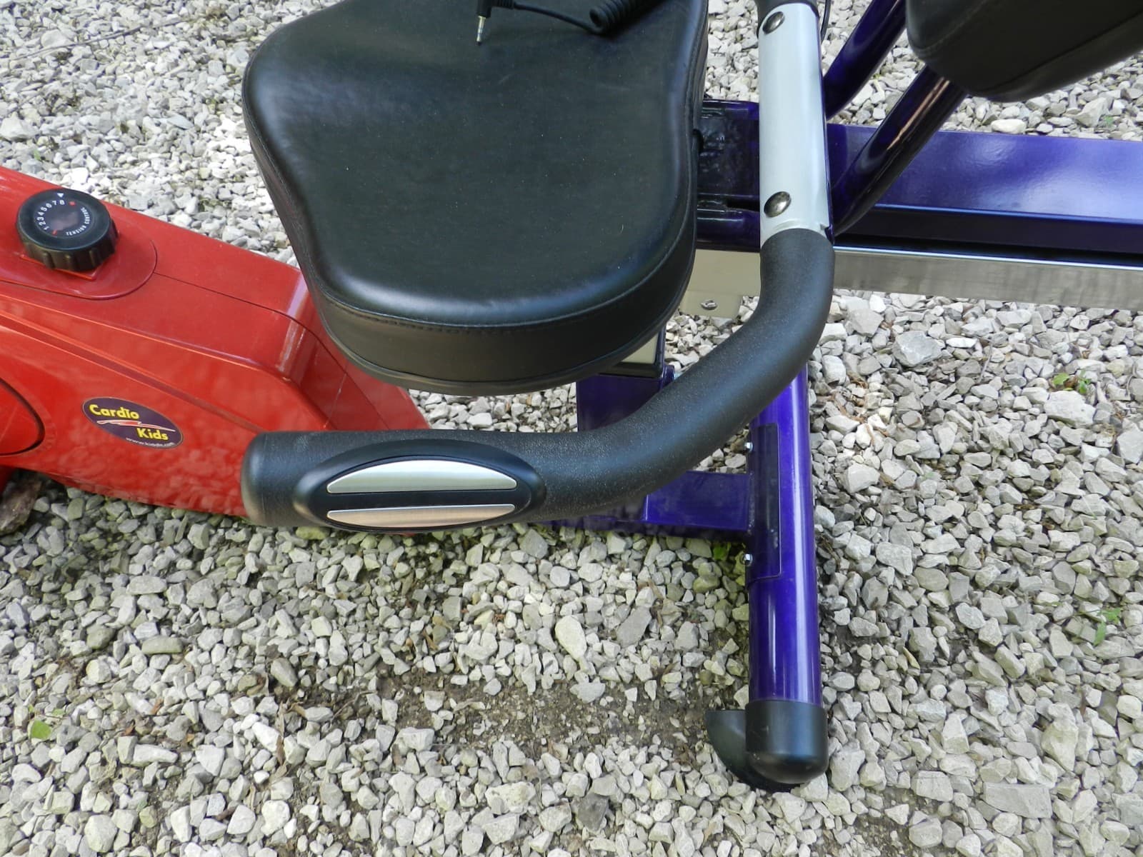 KIDSFIT Cardio Kids Fully Recumbent Total Body Exercise Bike Cycle Red Purple J - Thumbnail 10