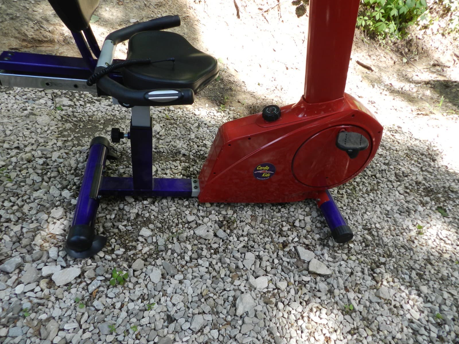 KIDSFIT Cardio Kids Fully Recumbent Total Body Exercise Bike Cycle Red Purple J - Thumbnail 12