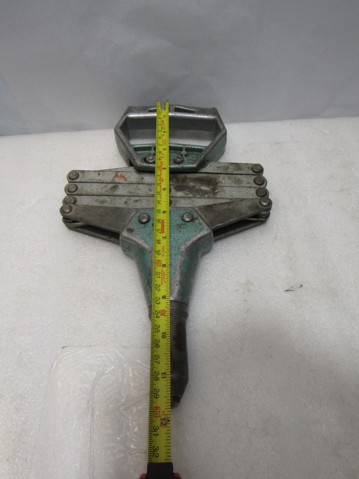 Vintage Lazy Tongs Scissor Alloy And Brass Pop Rivet Gun (J98JJ) - Thumbnail 7