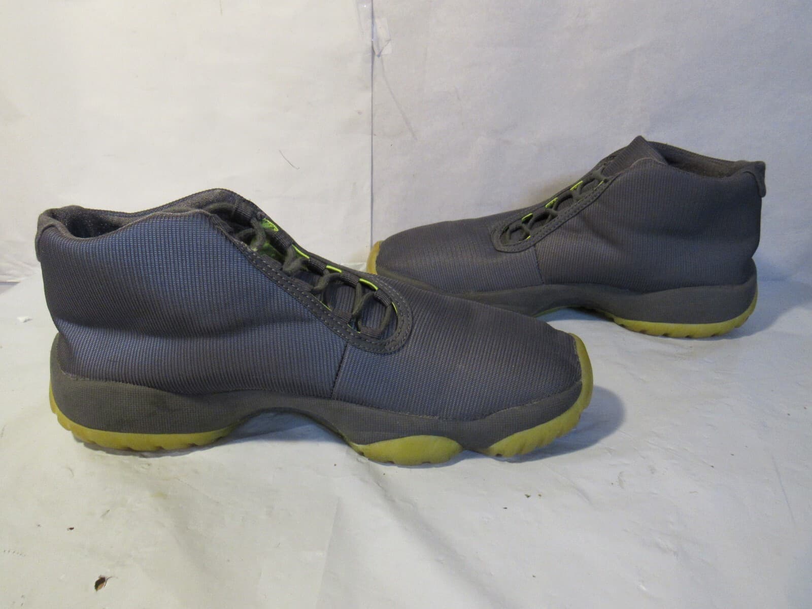 Nike Air Jordan Future Dark Grey Volt 656503-025 Men SZ 10.5 Reflective Neon A88 - Thumbnail 4
