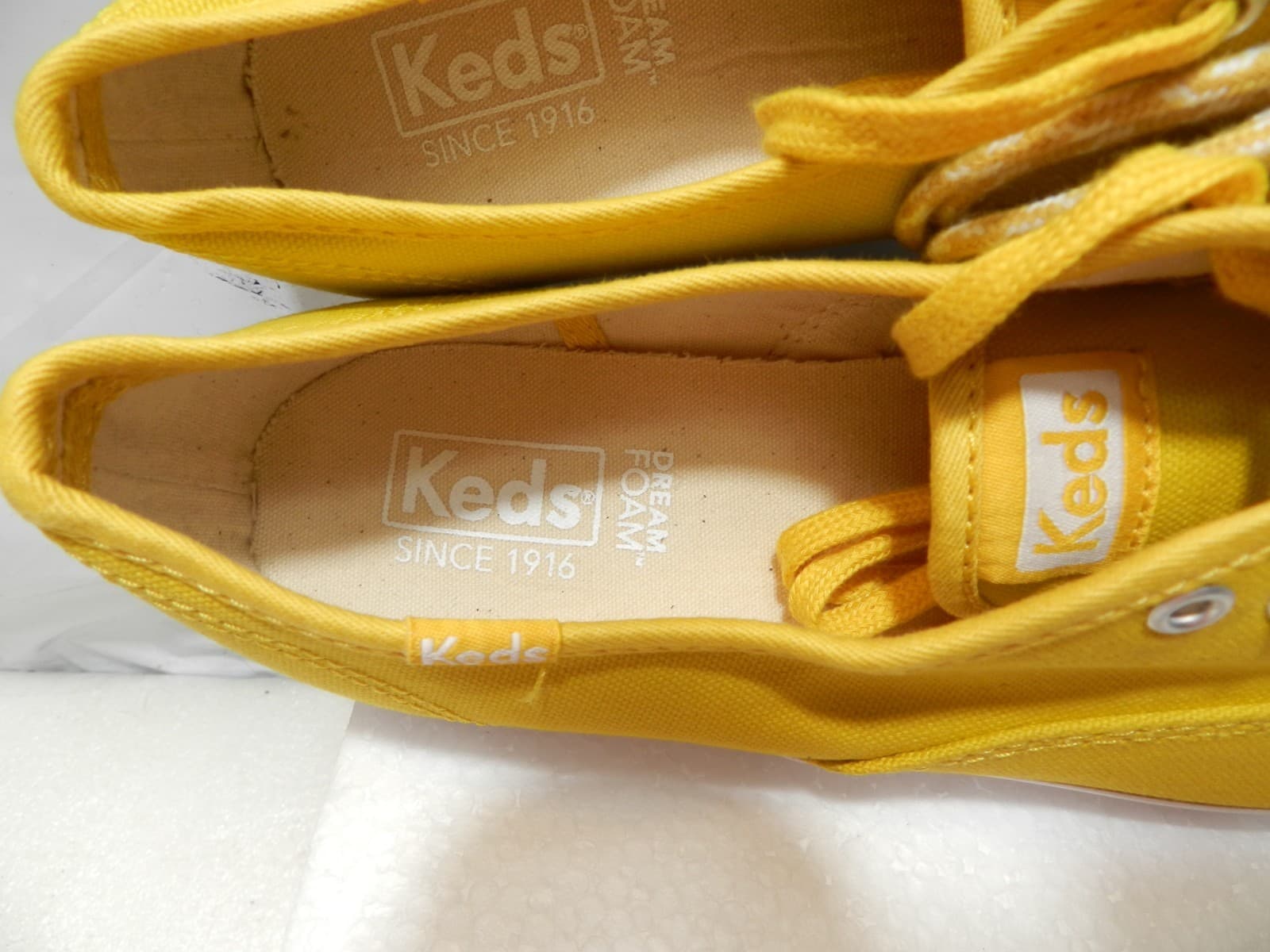 Keds Womens Canvas Yellow Dream Foam Sneakers Size 6.5 WF63138 (H41M) - Thumbnail 5