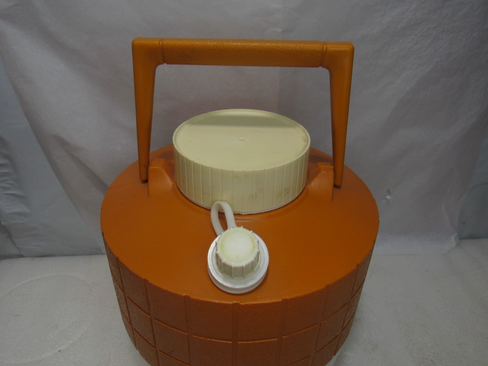 Vintage Ace Hardware Orange 1 Gallon Water Cooler Beverage Jug Vintage 70s (J96J - Thumbnail 3