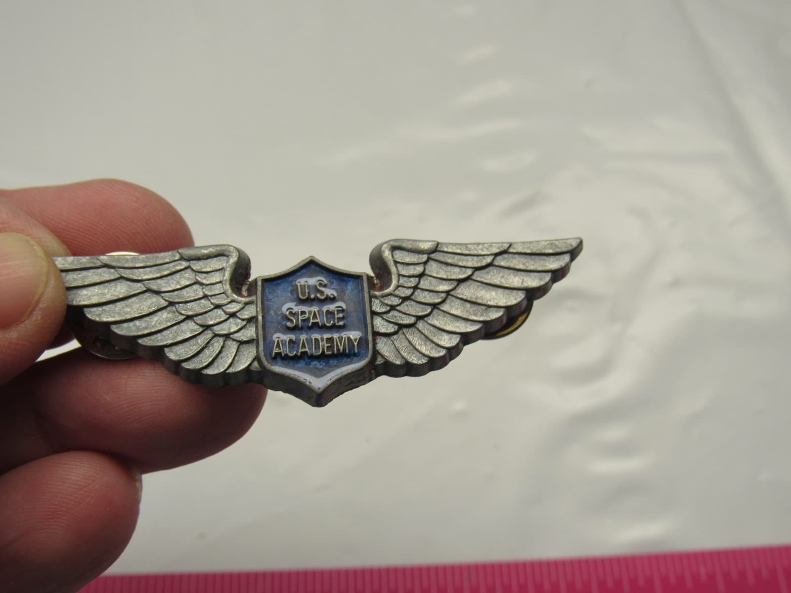 2 US Space Academy Space Camp Wings Lapel NASA Pin U19JJ - Thumbnail 2