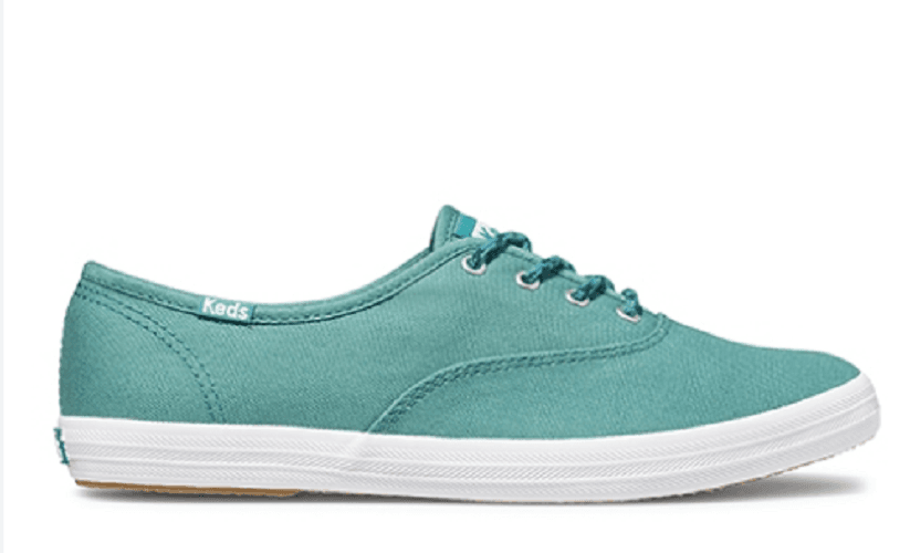Keds Womens Canvas Teal Dream Foam Sneakers Size 8 WF63139 (H40M)