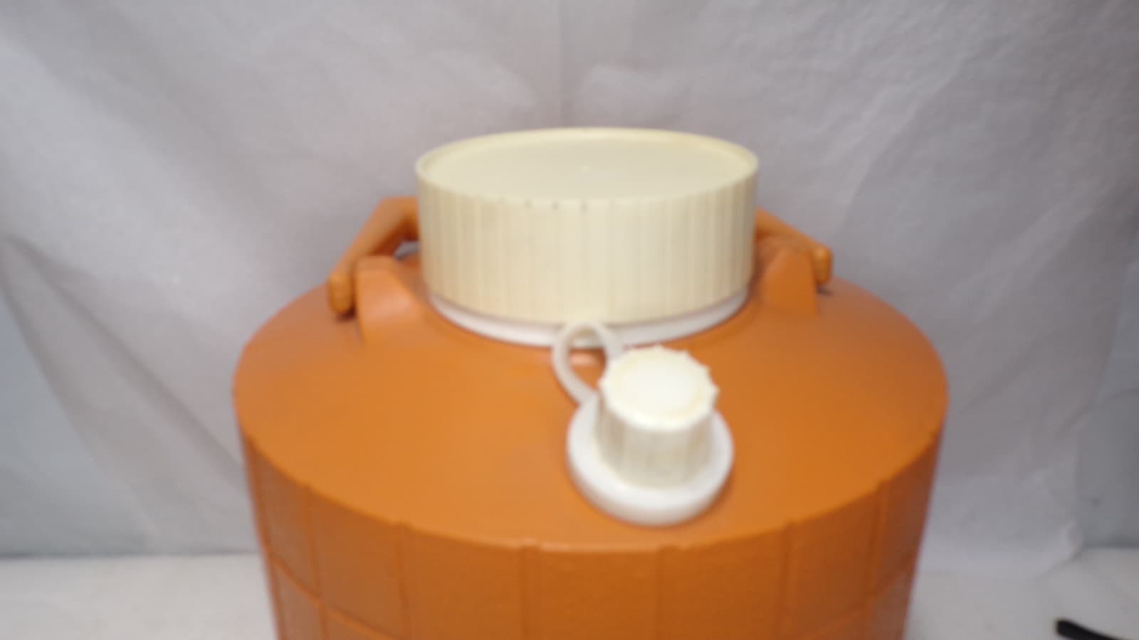 Vintage Ace Hardware Orange 1 Gallon Water Cooler Beverage Jug Vintage 70s (J96J - Thumbnail 6