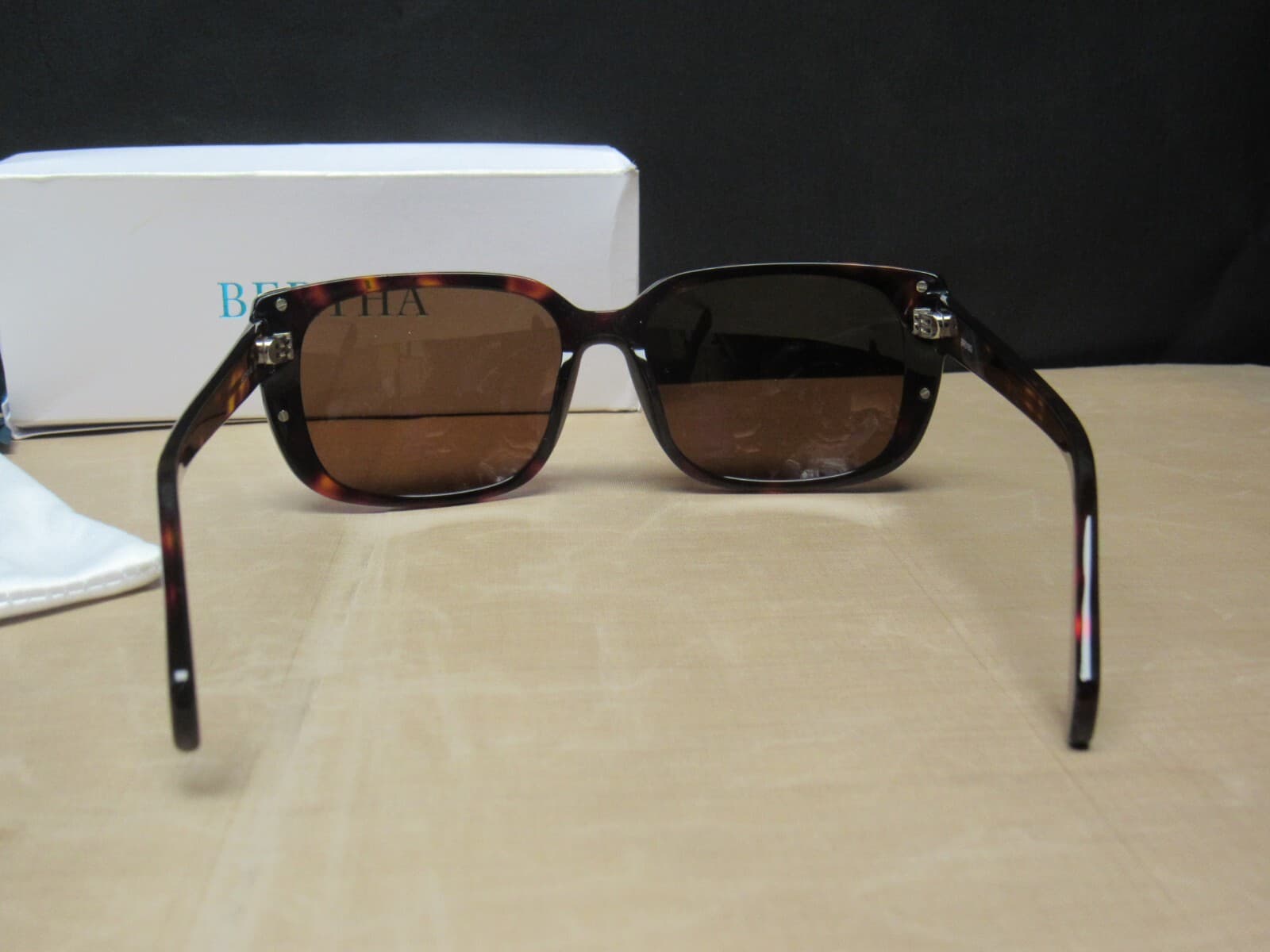Bertha Natalia Tortoise Sunglasses Polarized Lenses New (KBRS) - Thumbnail 5