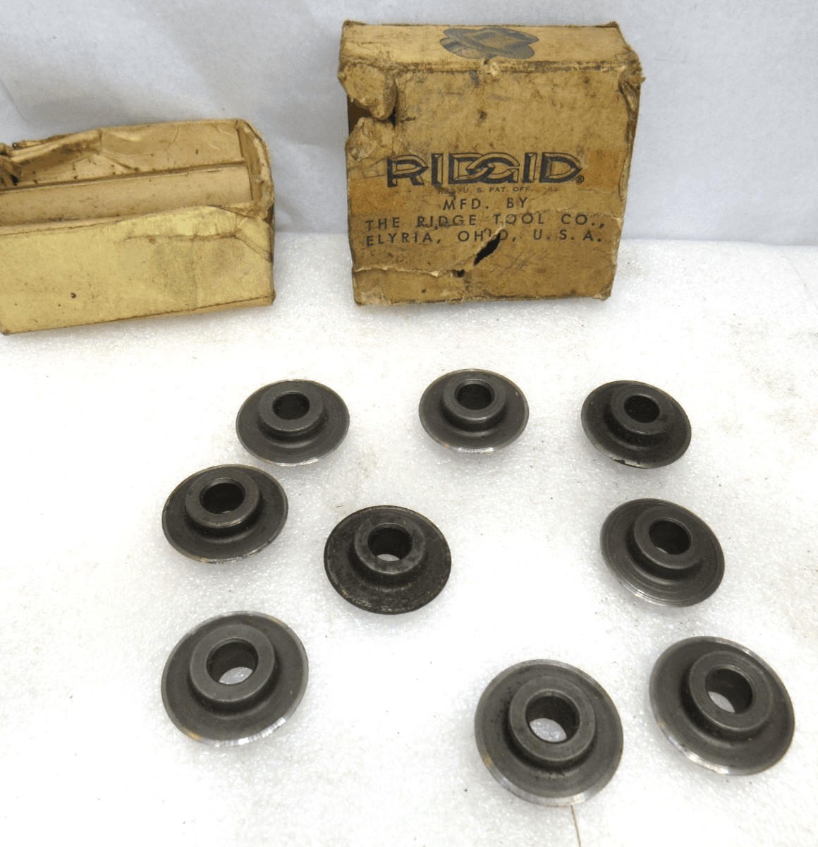 Vintage Ridgid No. 30 & 40 Thin Blade Cutter Wheels Lot of 9 (J94JJ)