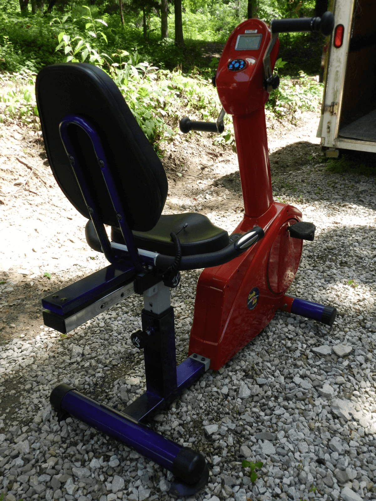 KIDSFIT Cardio Kids Fully Recumbent Total Body Exercise Bike Cycle Red Purple J - Thumbnail 2
