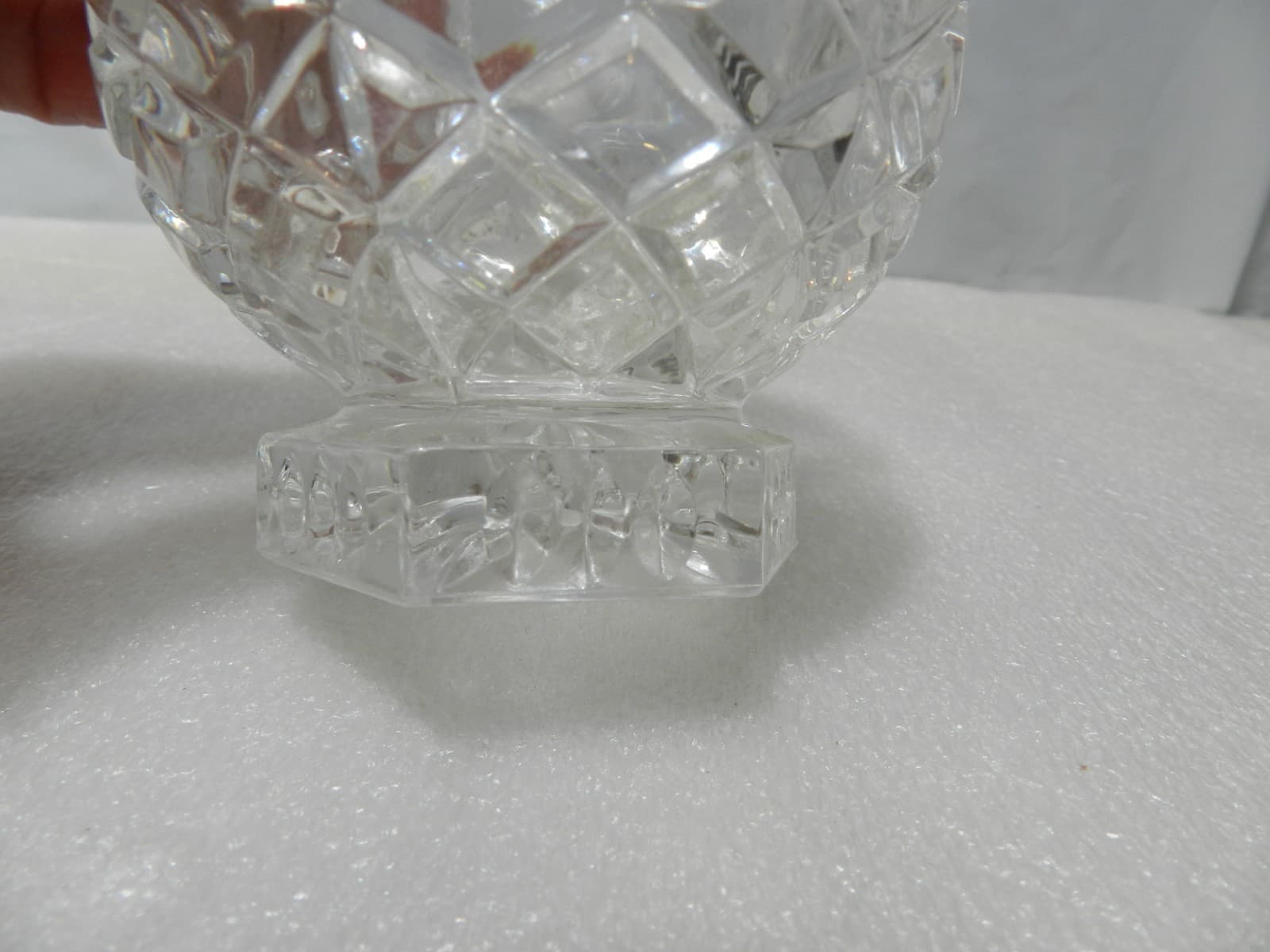 2 Clear Crystal Footed Votive Tea Light Candle Holder 3.5" 24% Lead Crystal Z39 - Thumbnail 10