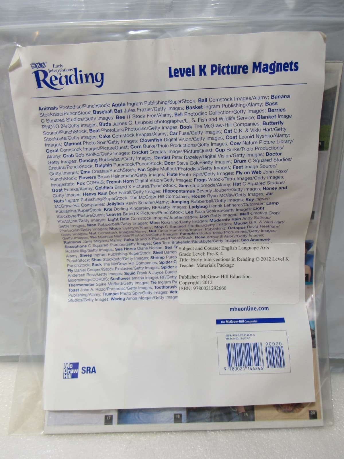 SRA 14PC Early Interventions in Reading Level K Teacher Materials Homeschool U14 - Thumbnail 18
