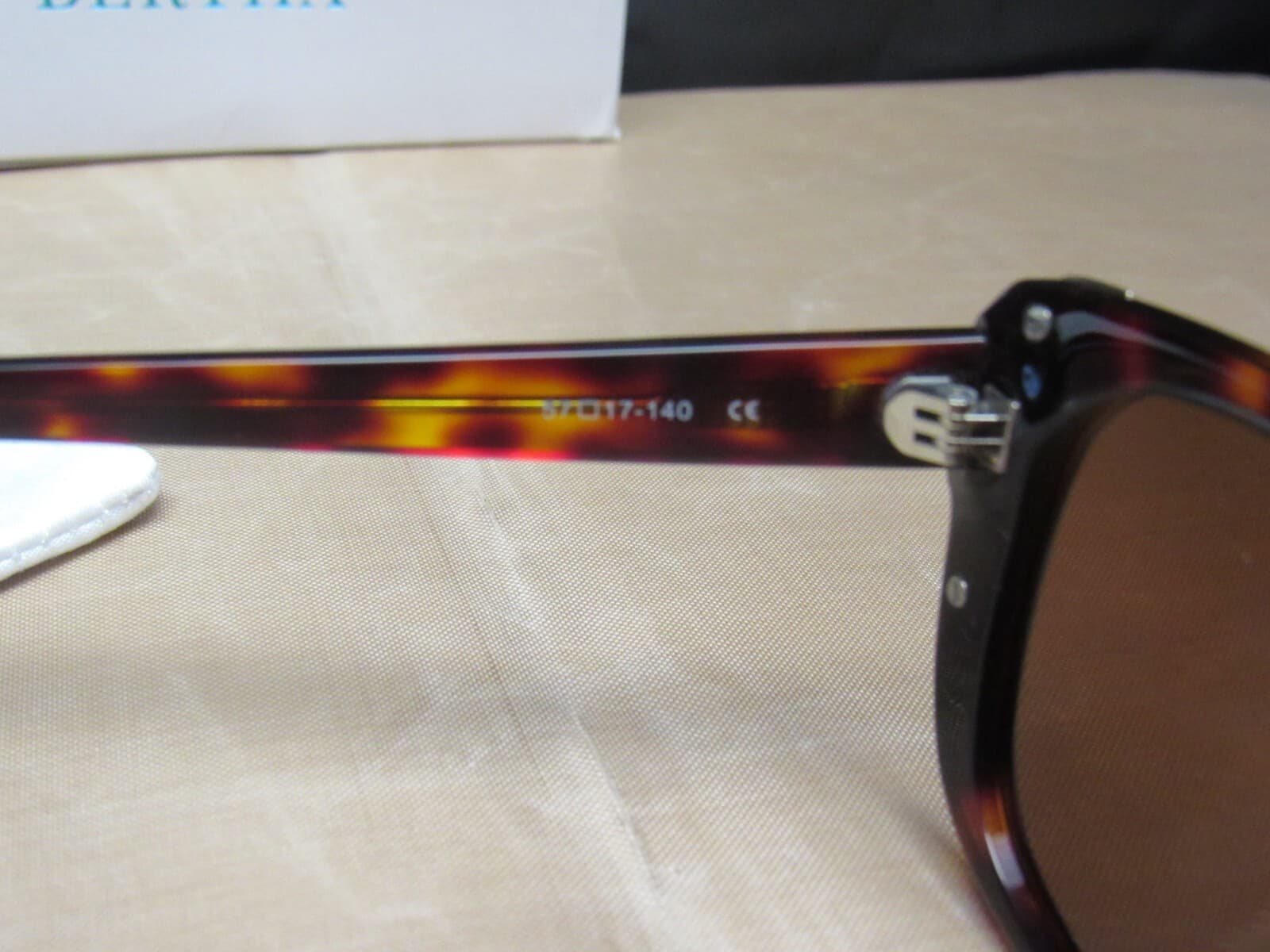 Bertha Natalia Tortoise Sunglasses Polarized Lenses New (KBRS) - Thumbnail 6