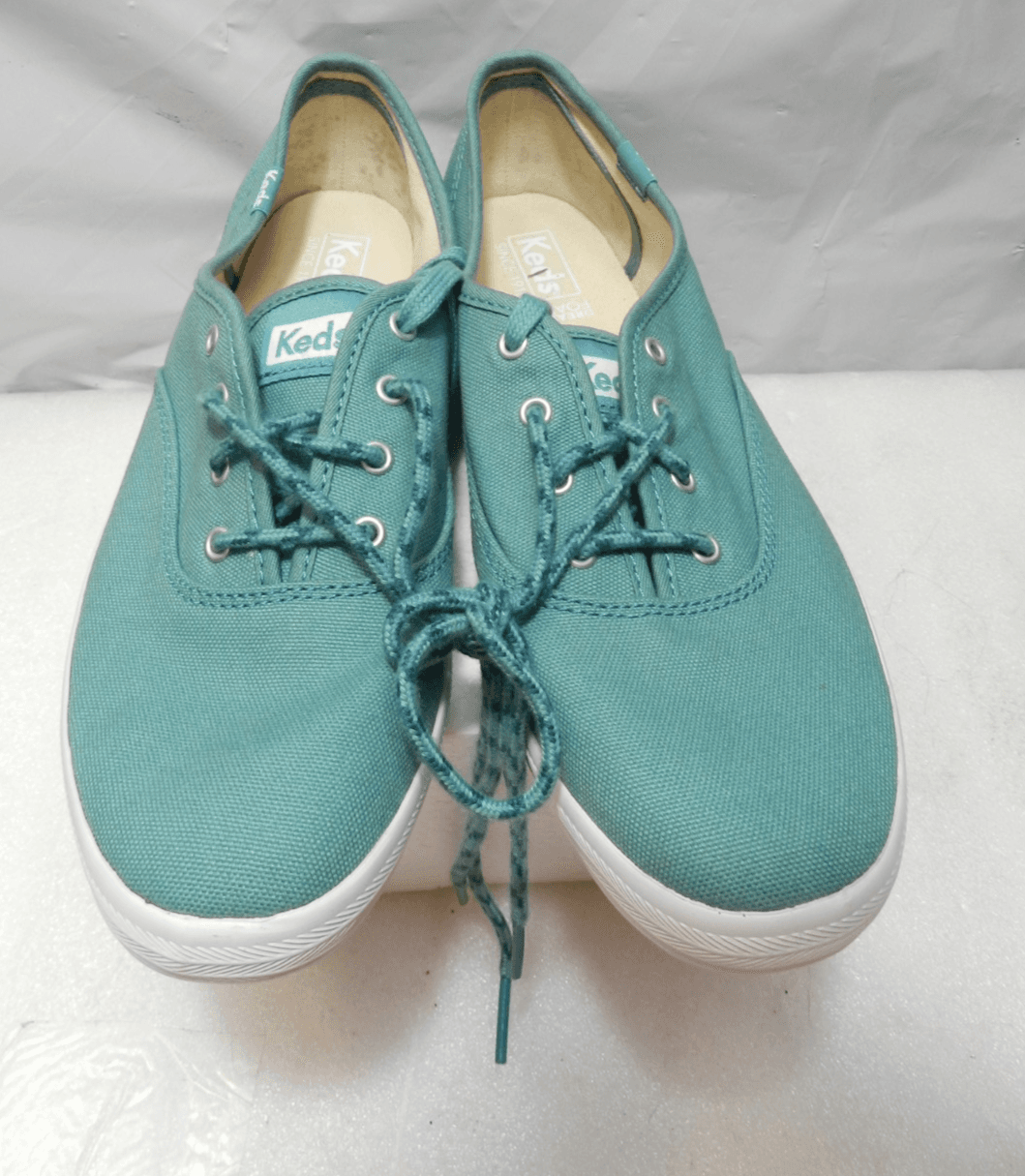 Keds Womens Canvas Teal Dream Foam Sneakers Size 8 WF63139 (H40M) - Thumbnail 3