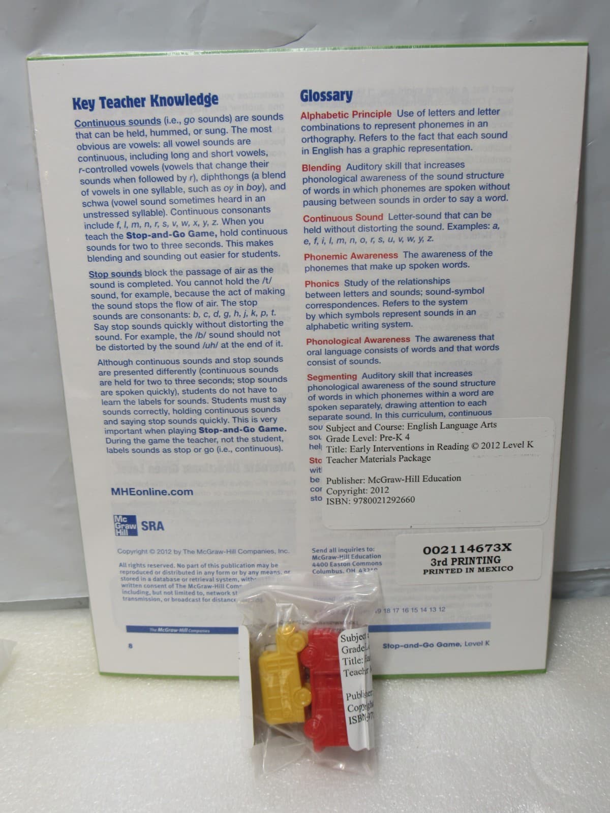 SRA 14PC Early Interventions in Reading Level K Teacher Materials Homeschool U14 - Thumbnail 22