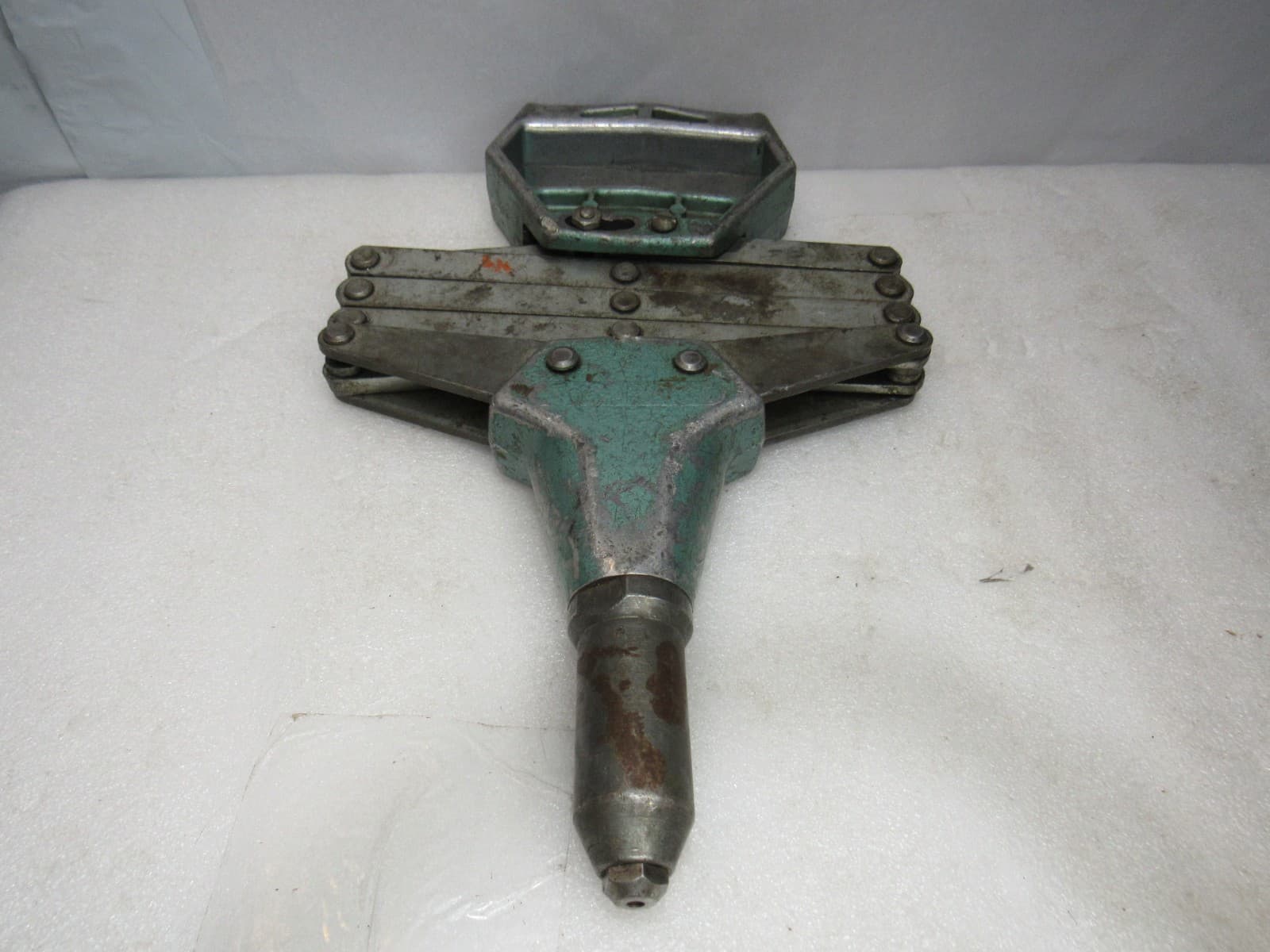 Vintage Lazy Tongs Scissor Alloy And Brass Pop Rivet Gun (J98JJ) - Thumbnail 6