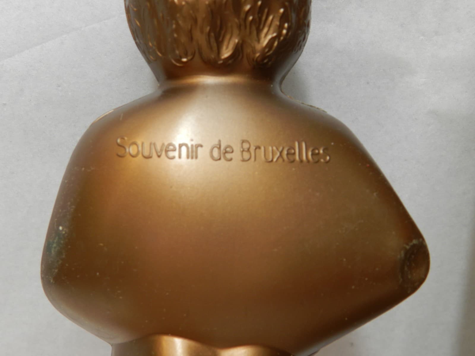 Vintage Drink Dispenser Manneken Boy Souvenir of Brussels (K6J) - Thumbnail 4