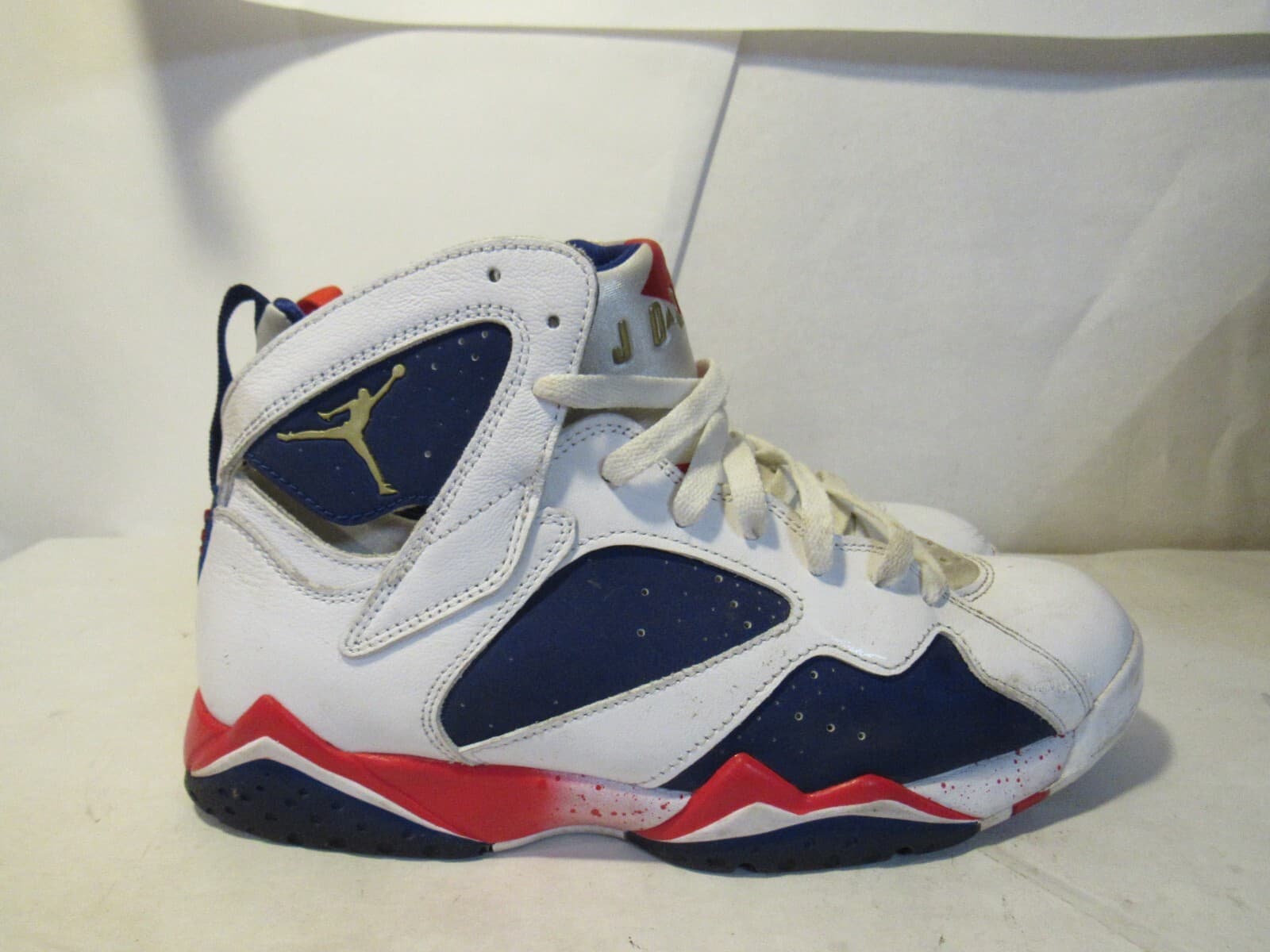 2016 Nike Air Jordan 7 VII Retro Olympic USA Size 8.5 304774-123 (L75K) - Thumbnail 7