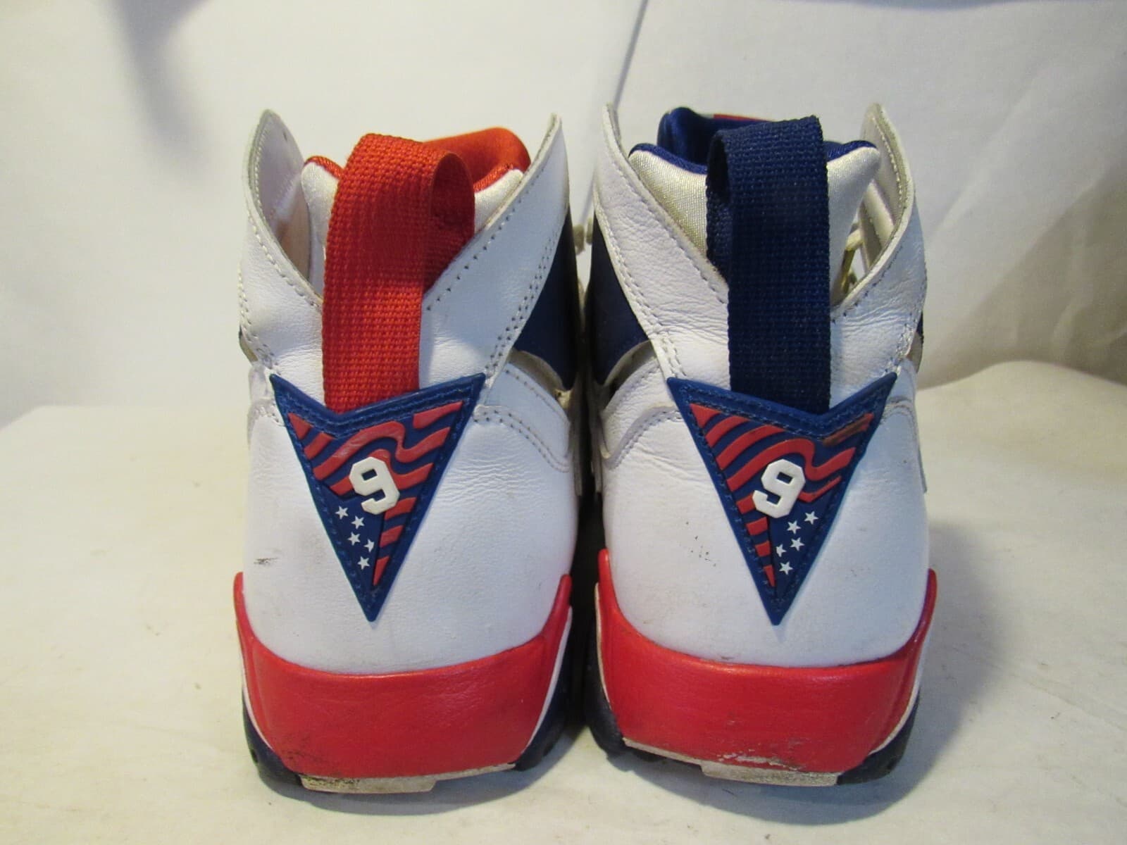 2016 Nike Air Jordan 7 VII Retro Olympic USA Size 8.5 304774-123 (L75K) - Thumbnail 10