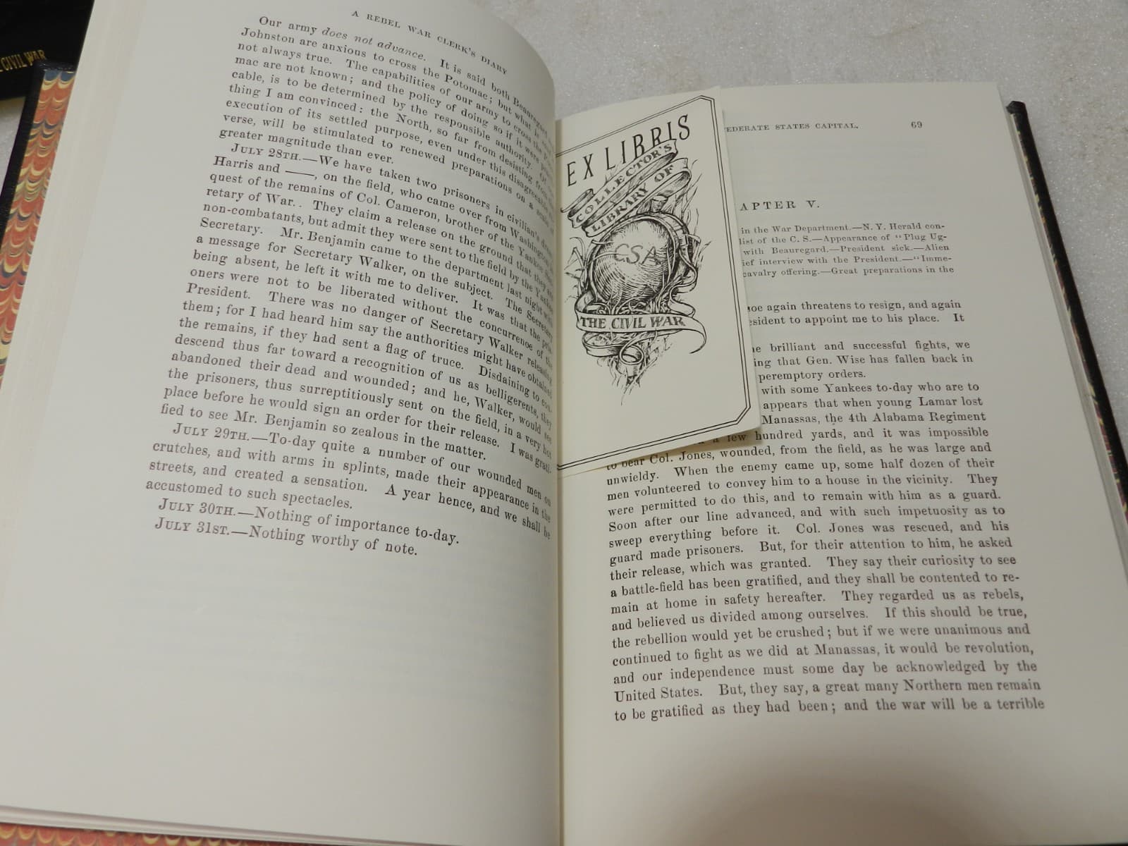 Reminiscences of the Civil War & Rebel War Clerks Diary Library of Civil War K5J - Thumbnail 10