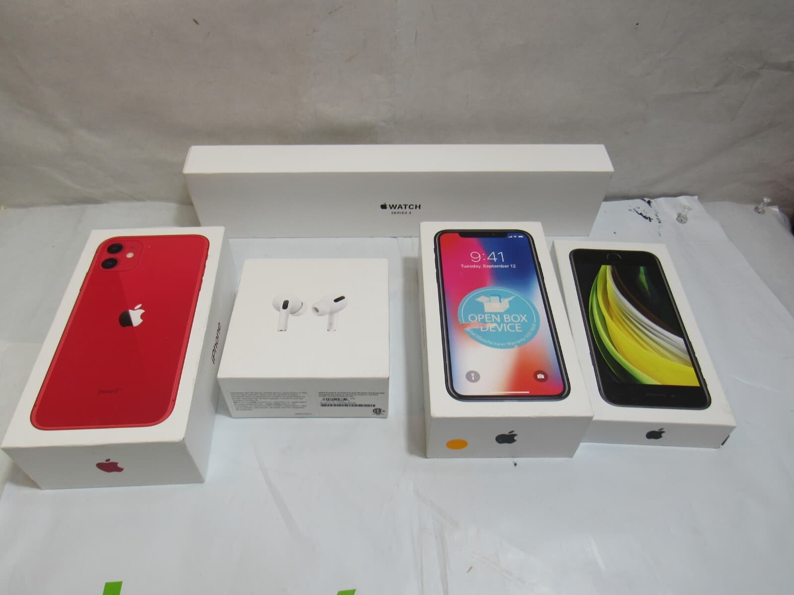 Apple IPhone Apple Watch Airpods Empty Boxes K60M