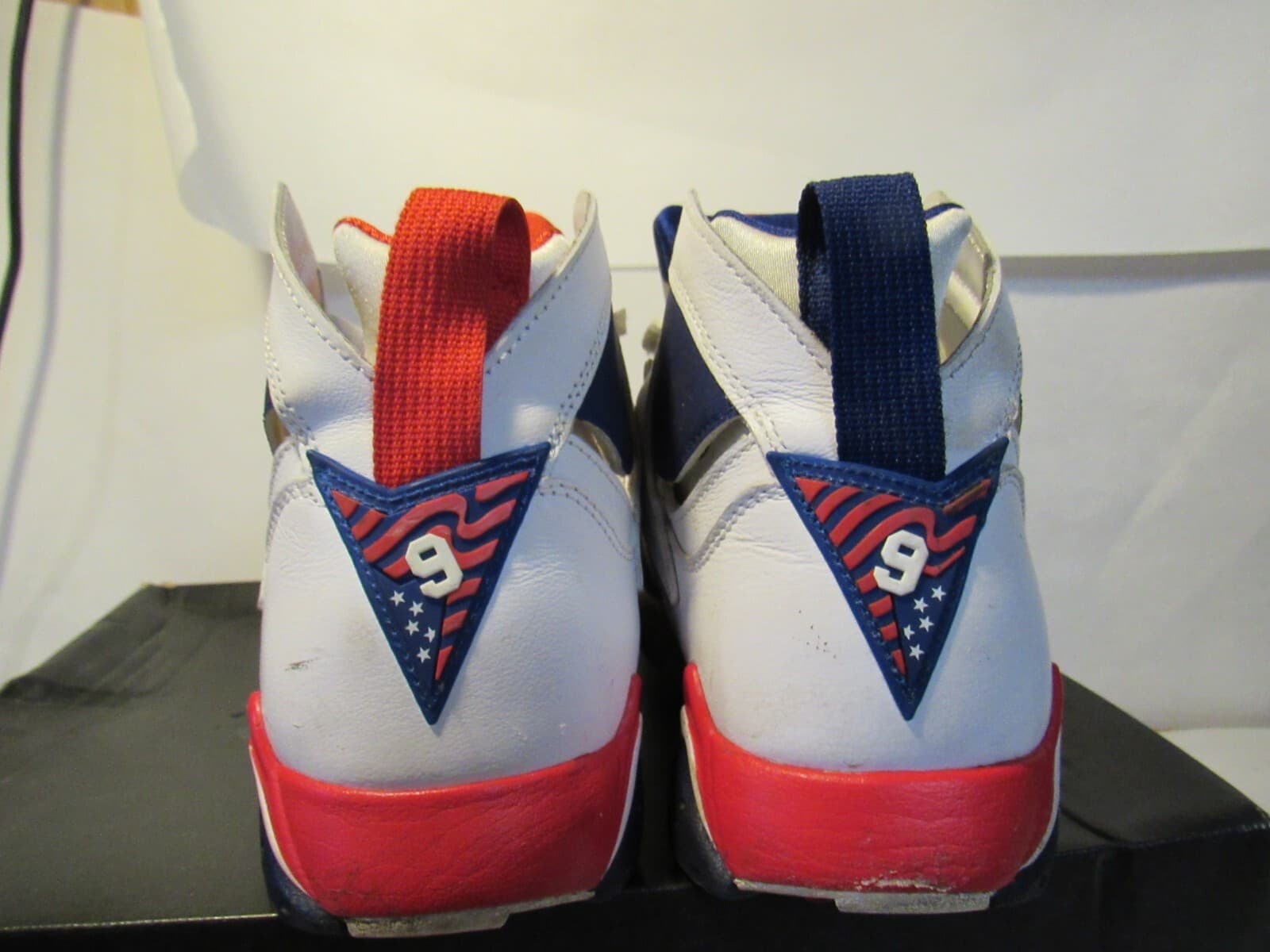 2016 Nike Air Jordan 7 VII Retro Olympic USA Size 8.5 304774-123 (L75K) - Thumbnail 5