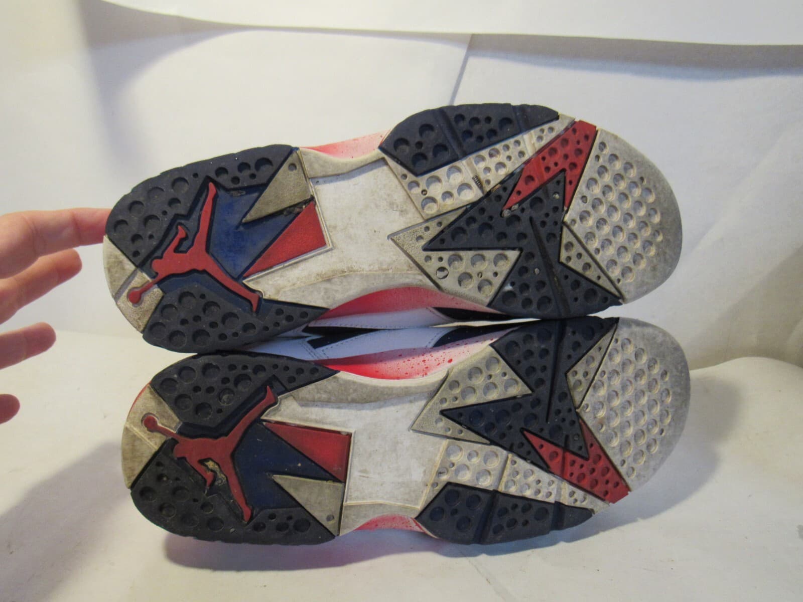2016 Nike Air Jordan 7 VII Retro Olympic USA Size 8.5 304774-123 (L75K) - Thumbnail 12