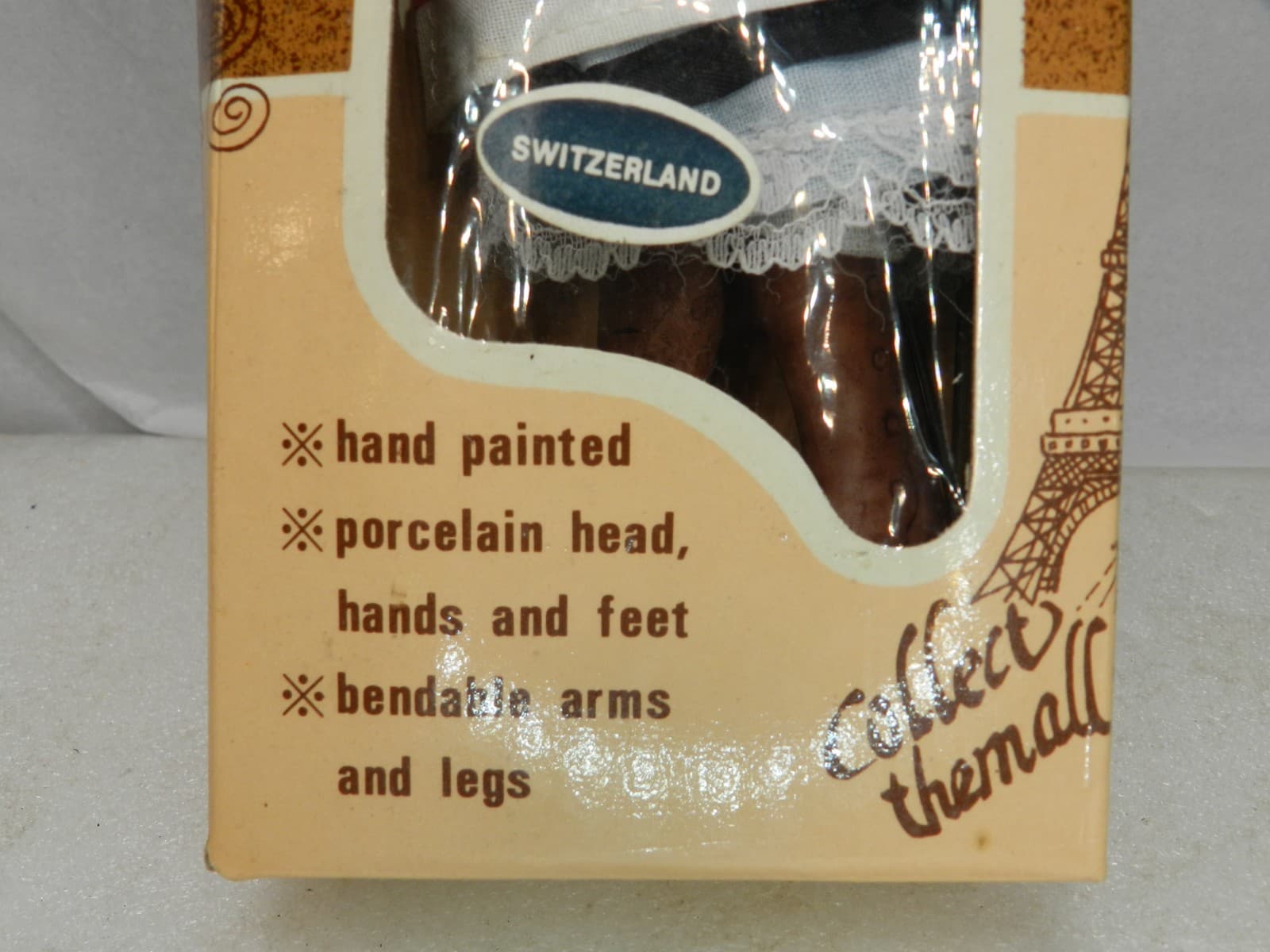 Vintage Doll Treasures Porcelain Dolls of the World Switzerland (K7J) - Thumbnail 2