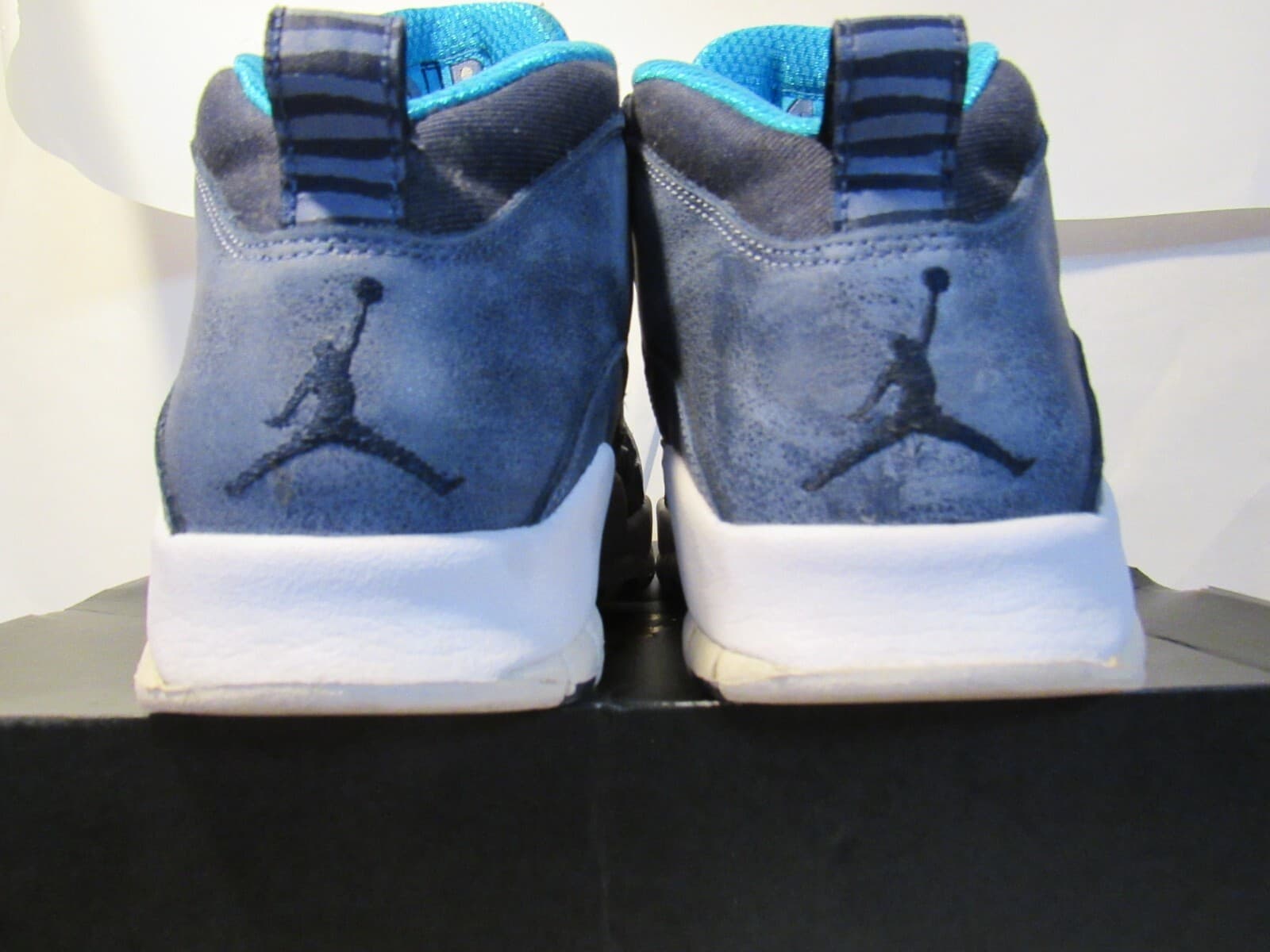 Size 8 - Jordan 10 Retro Los Angeles 2016 Blue Sneakers (L77K) - Thumbnail 6