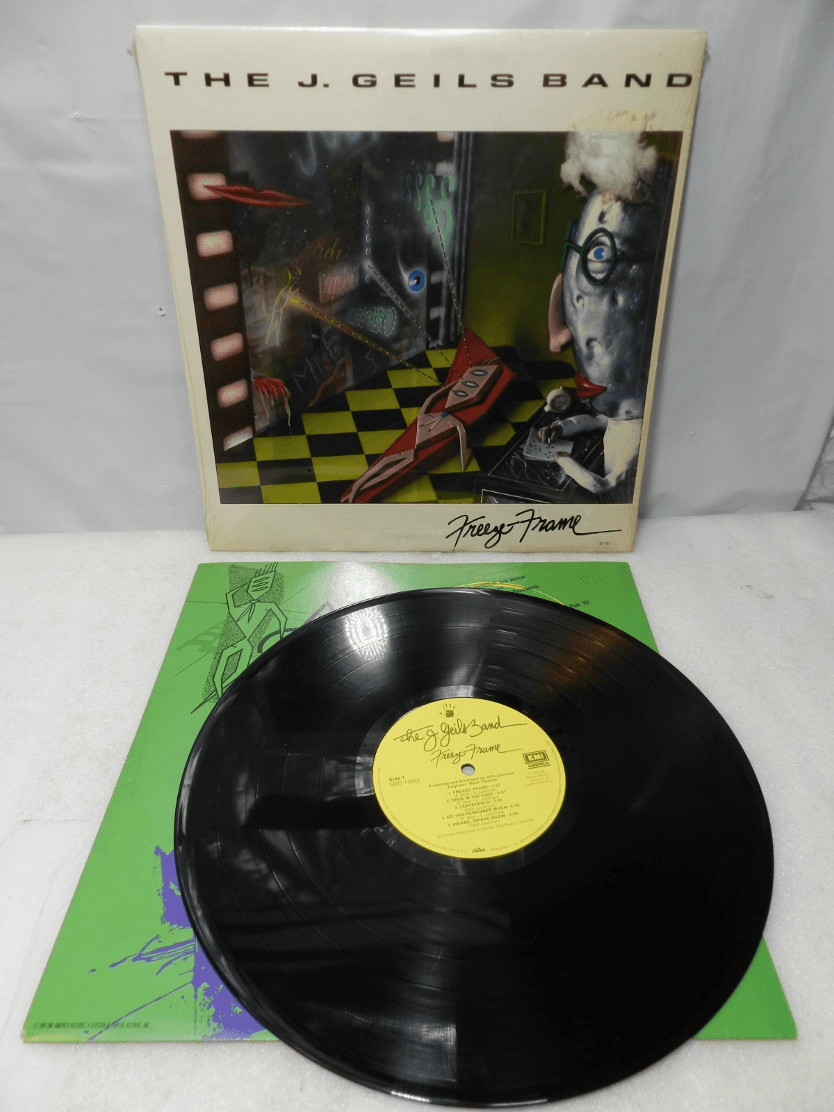 9 Vintage Vinyl LP Album Lot Clapton J Geils Speedwagon J. Starship etc. (L74JJ) - Thumbnail 14