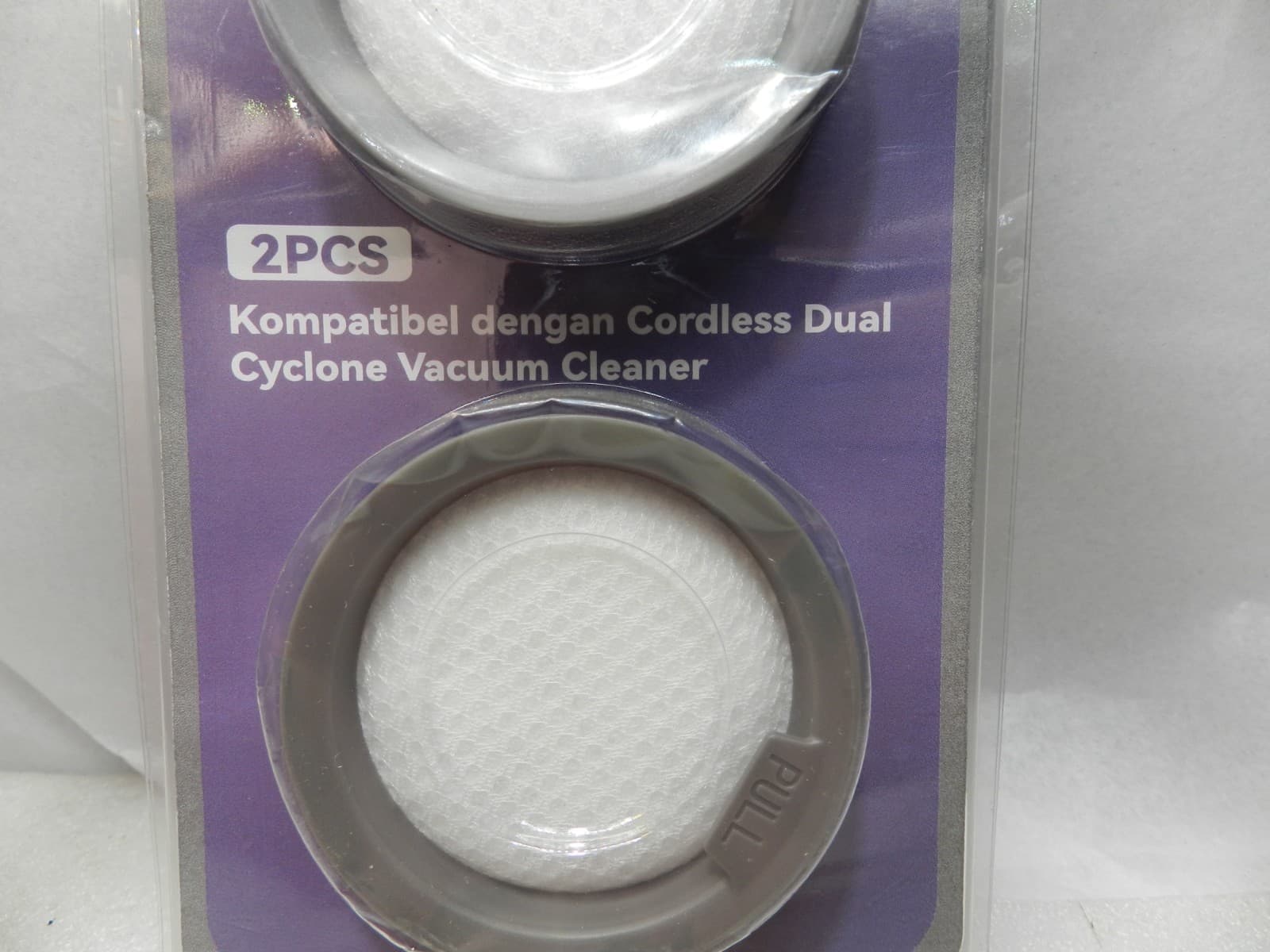 2PK Saker HEPA Filter Replacement for Cordless Dual Cyclone Vacuum Cleaner (K4J) - Thumbnail 3