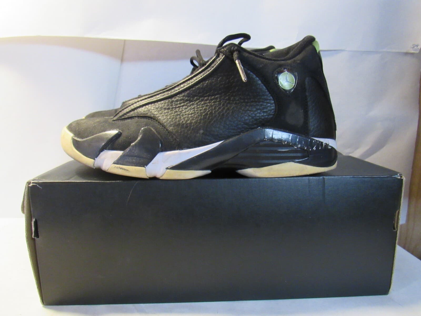 Size 8.5 - Air Jordan 14 Retro Indiglo 2016 487471-005 Sneakers L74K