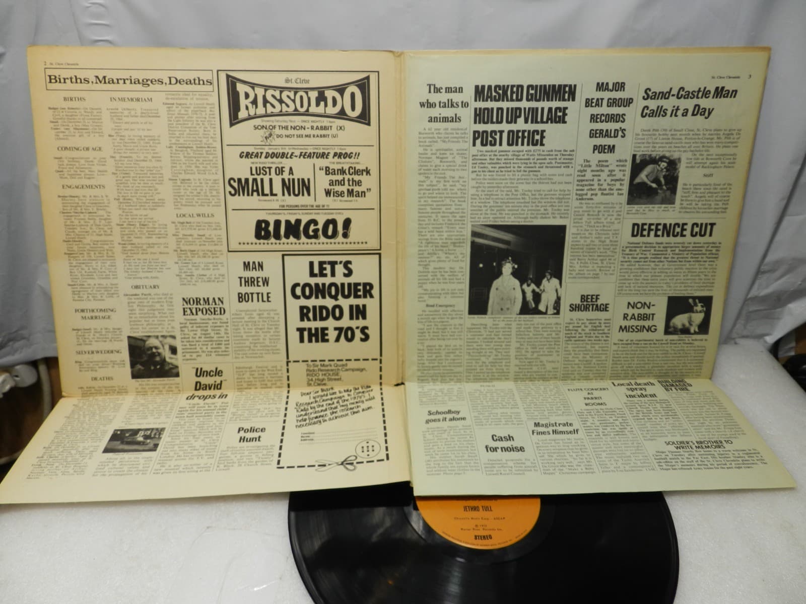 Vintage Vinyl Albums LP J Tull Steely Dan ZZ Top Cream Frampton L Skynard L76JJ - Thumbnail 13