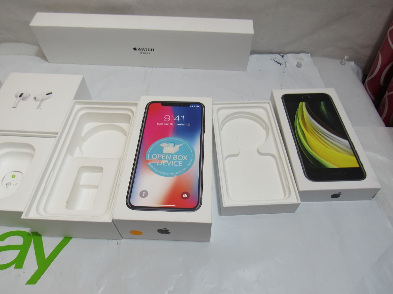 Apple IPhone Apple Watch Airpods Empty Boxes K60M - Thumbnail 3