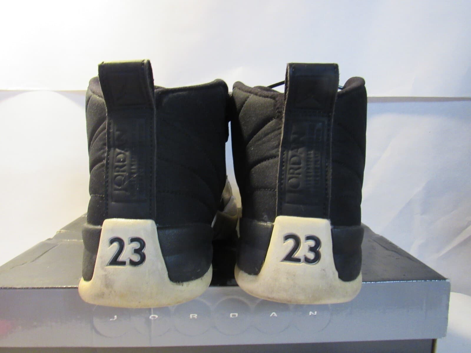 Nike Air Jordan 12 Retro Nylon Neoprene Sneakers Size 8 (130690-004) L66 - Thumbnail 5