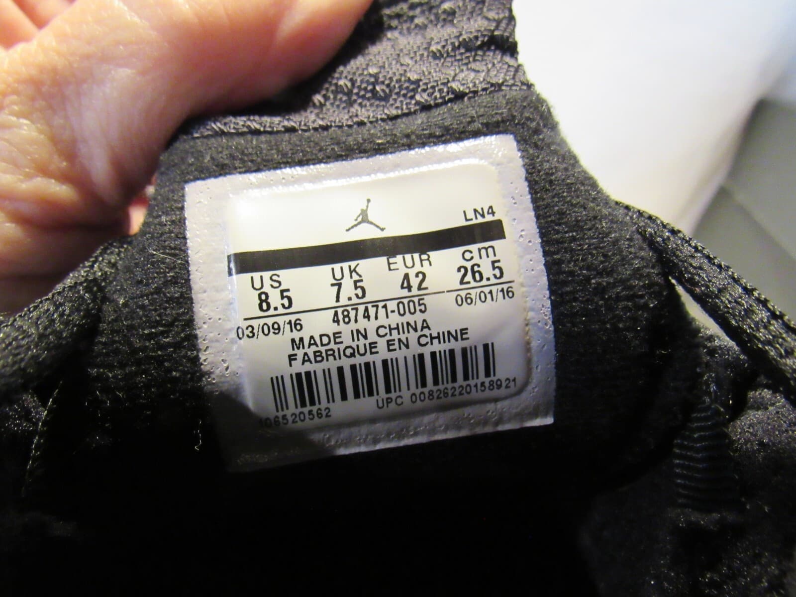 Size 8.5 - Air Jordan 14 Retro Indiglo 2016 487471-005 Sneakers L74K - Thumbnail 9