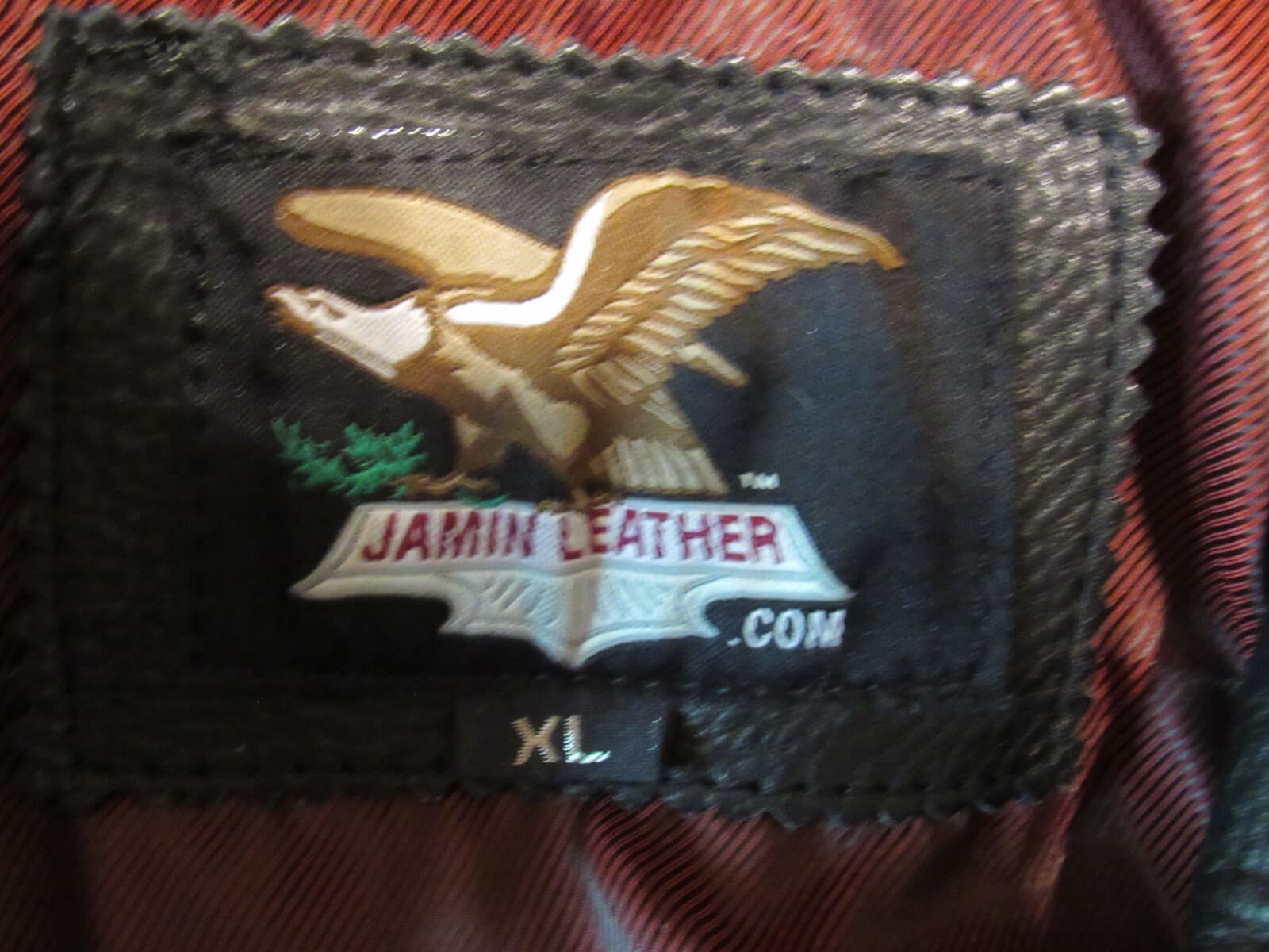 Vintage Jamin Leather Co. Black Leather Motorcycle Jacket Size XL Womens (Q91P) - Thumbnail 13