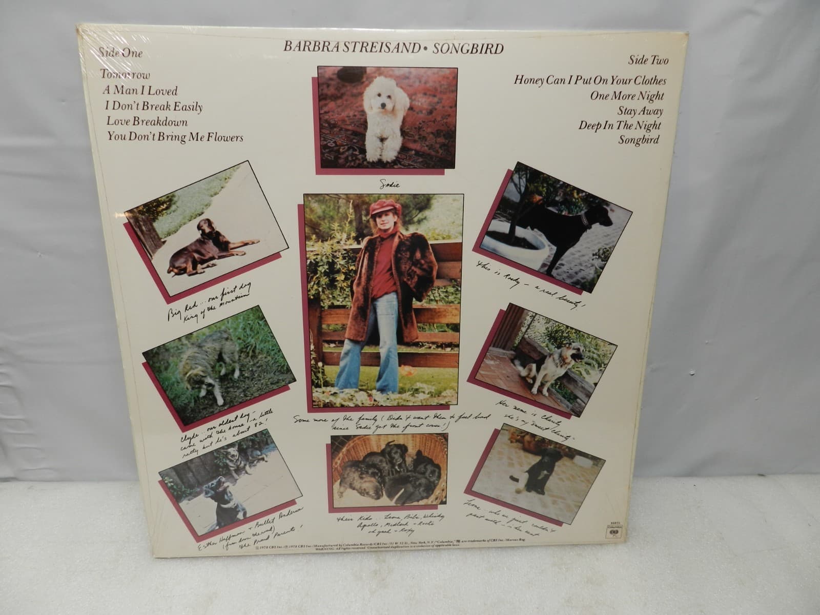 3 Vintage Vinyl Record Barbara Streisand Albums Songbird Memories (L75JJ) - Thumbnail 7
