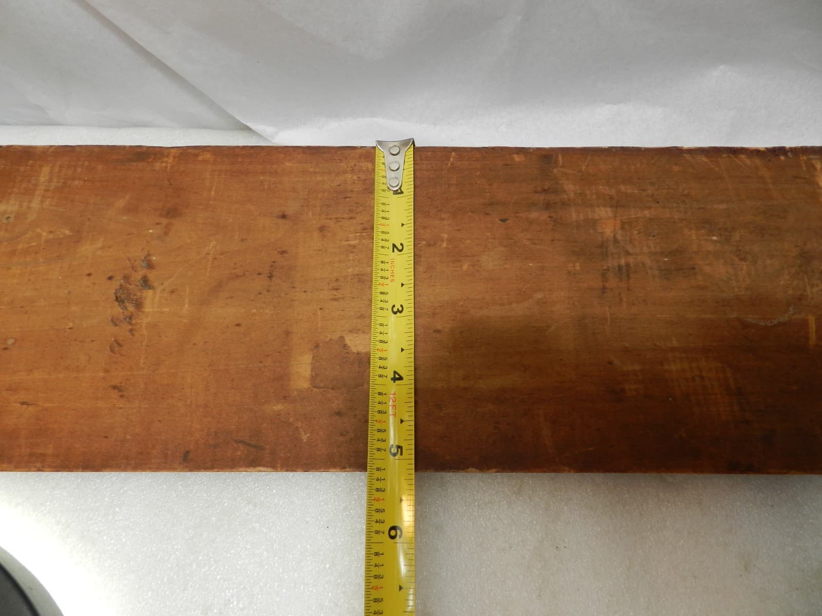 Vintage Large Wood Wear Merit Pants Factory Wall Thermometer Advertising (K2J) - Thumbnail 9