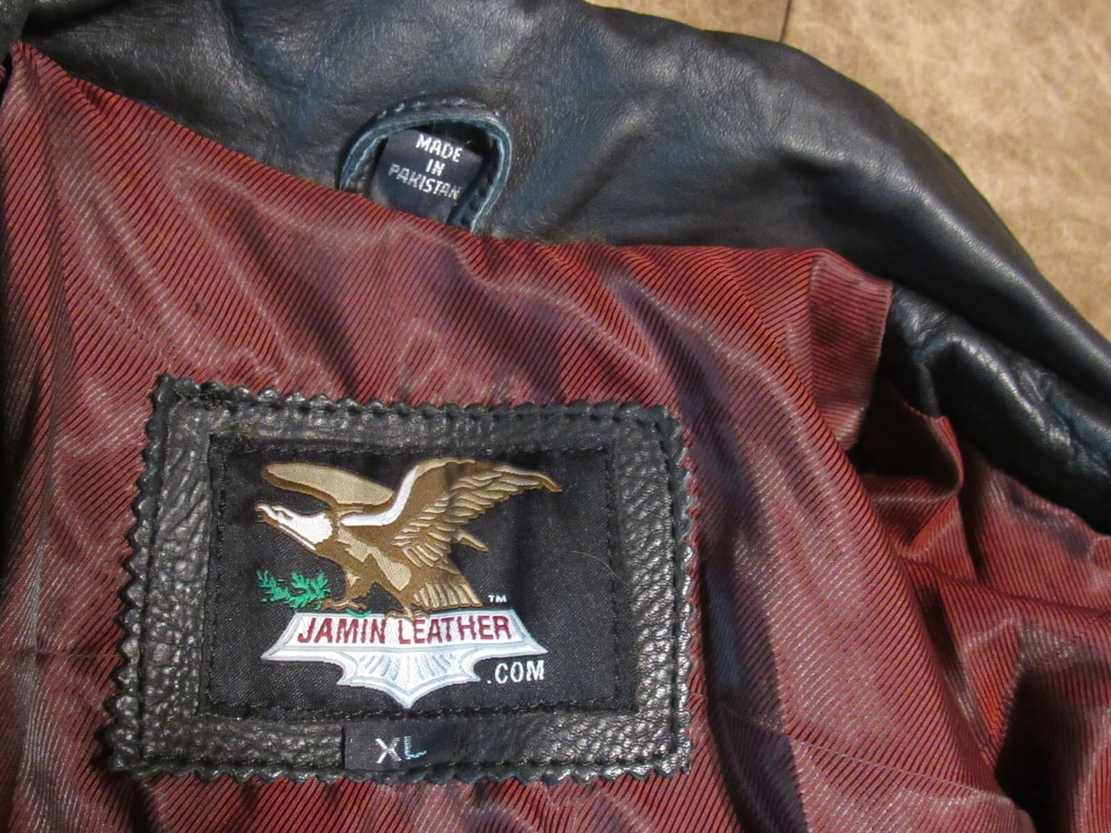 Vintage Jamin Leather Co. Black Leather Motorcycle Jacket Size XL Womens (Q91P) - Thumbnail 5