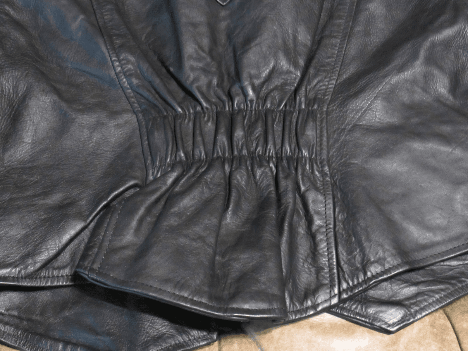 Vintage Jamin Leather Co. Black Leather Motorcycle Jacket Size XL Womens (Q91P) - Thumbnail 8