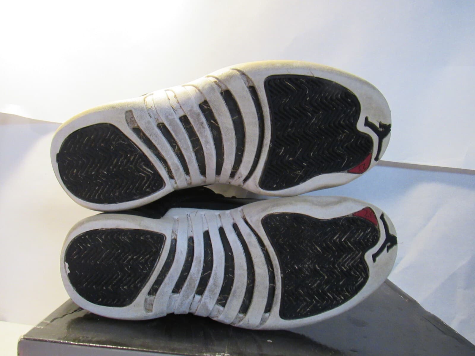 Nike Air Jordan 12 Retro Nylon Neoprene Sneakers Size 8 (130690-004) L66 - Thumbnail 8