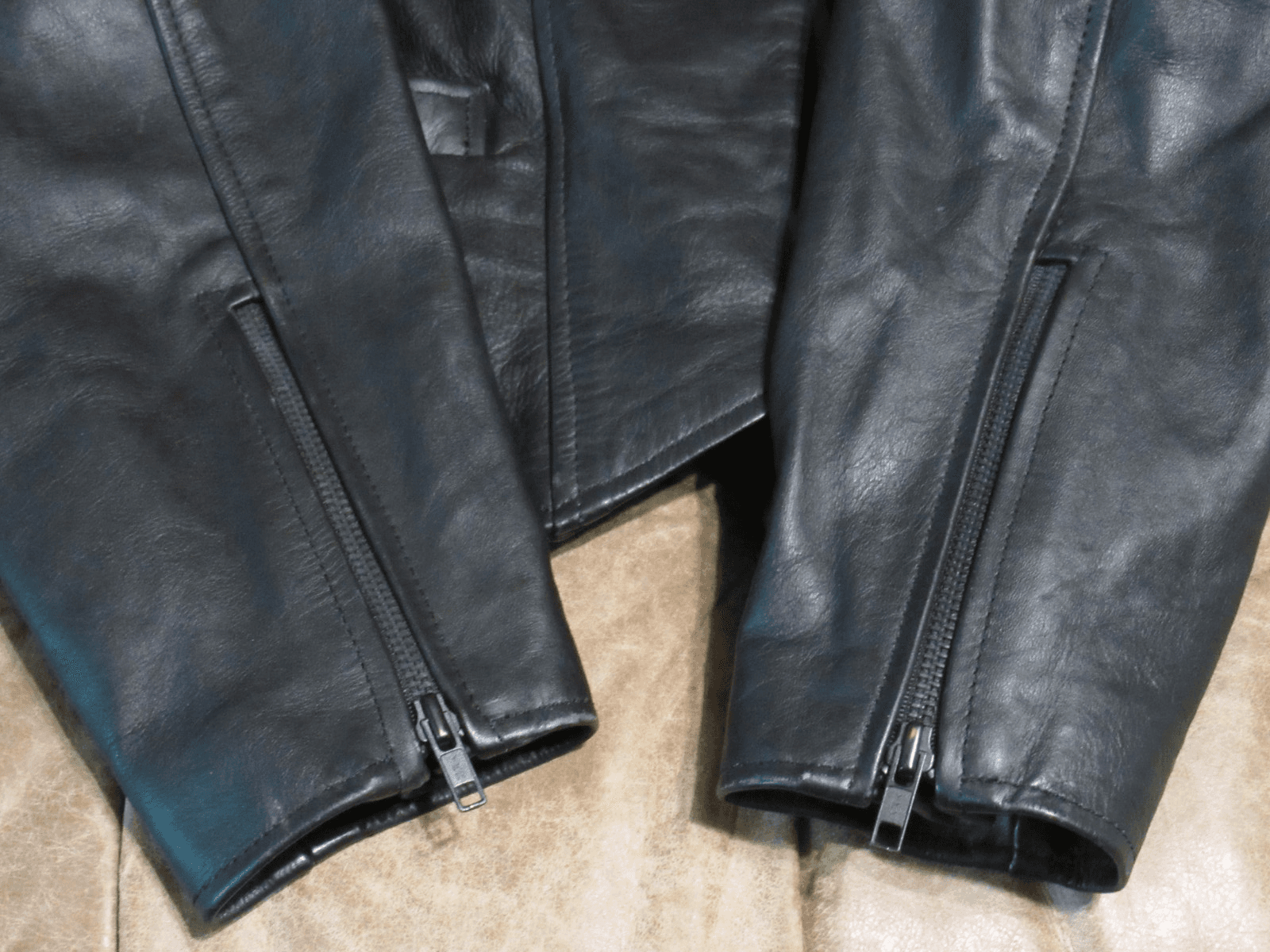 Vintage Jamin Leather Co. Black Leather Motorcycle Jacket Size XL Womens (Q91P) - Thumbnail 10
