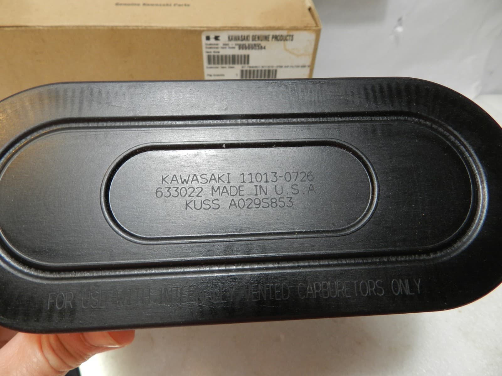 NEW OEM KAWASAKI AIR FILTER 11013-0752 11013-0726 11013-7047 11013-7049 (K1J) - Thumbnail 4
