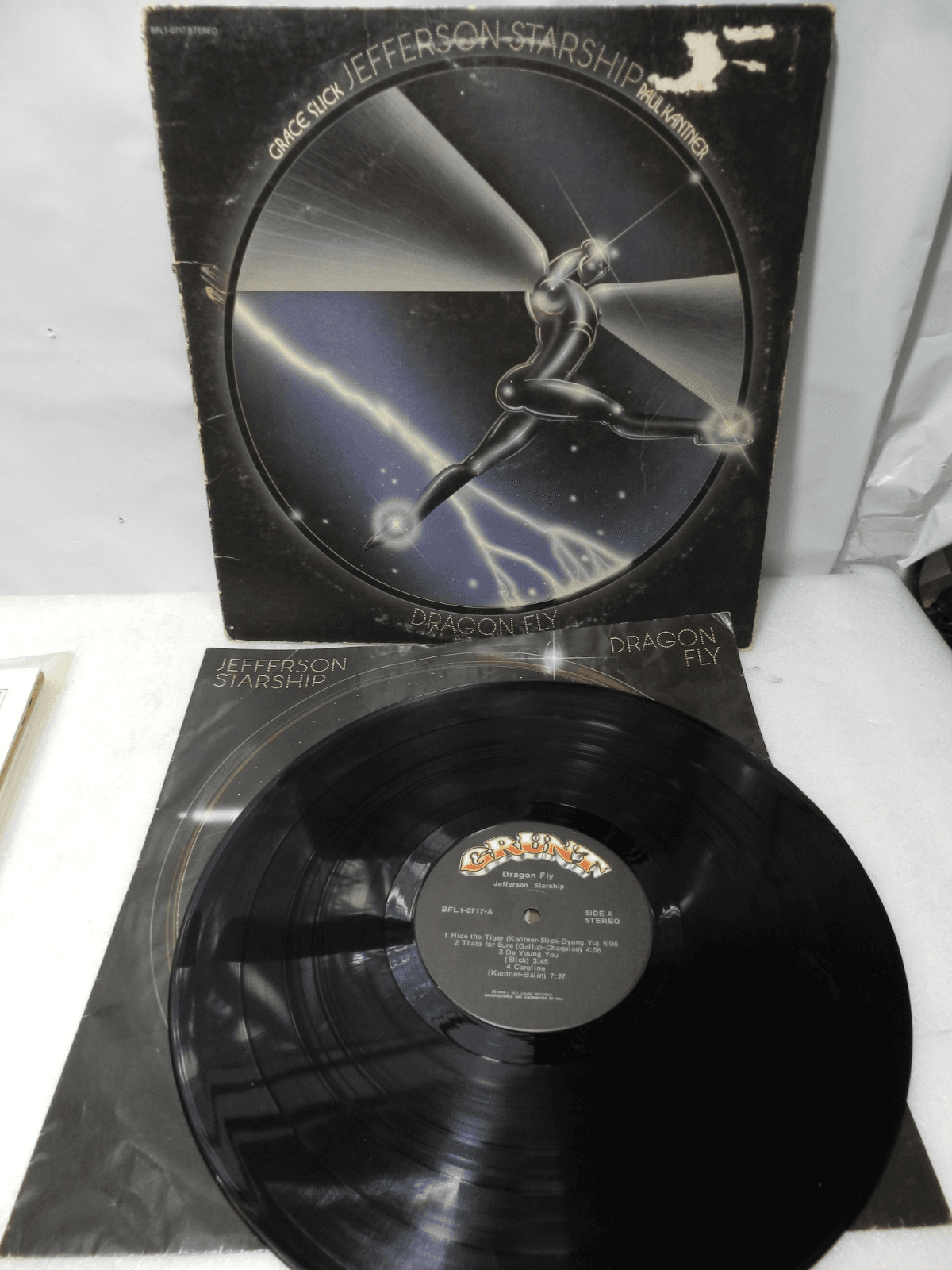 9 Vintage Vinyl LP Album Lot Clapton J Geils Speedwagon J. Starship etc. (L74JJ) - Thumbnail 9