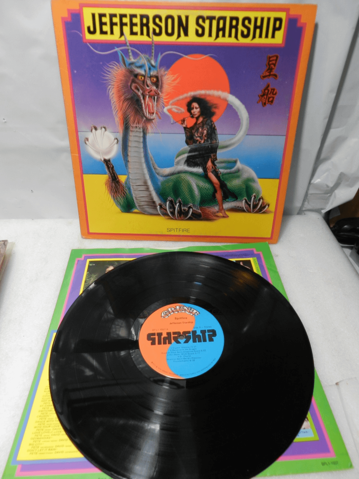 9 Vintage Vinyl LP Album Lot Clapton J Geils Speedwagon J. Starship etc. (L74JJ) - Thumbnail 3