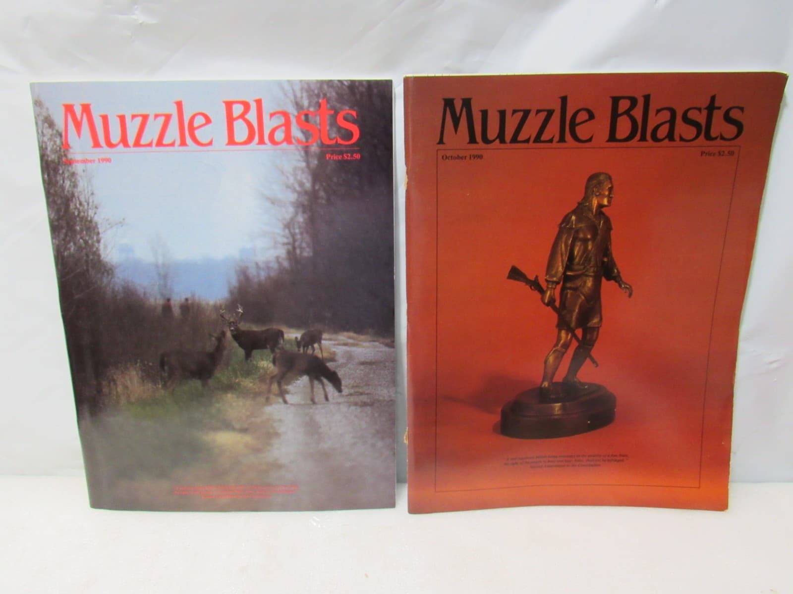 Muzzle Blasts Magazine 1990 Complete 12 issues Lot Black Powder Rifles (H57J) - Thumbnail 12