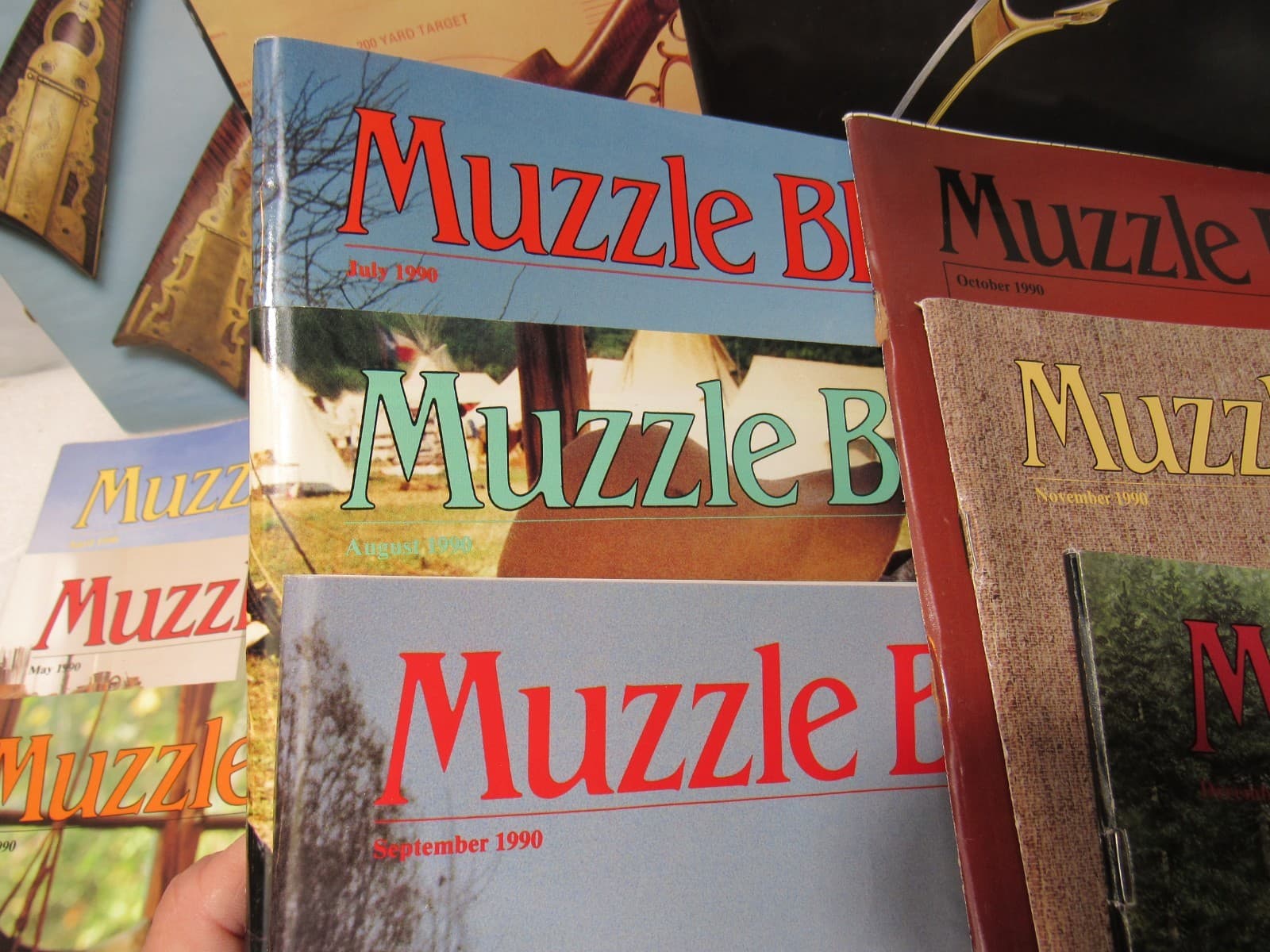 Muzzle Blasts Magazine 1990 Complete 12 issues Lot Black Powder Rifles (H57J) - Thumbnail 6