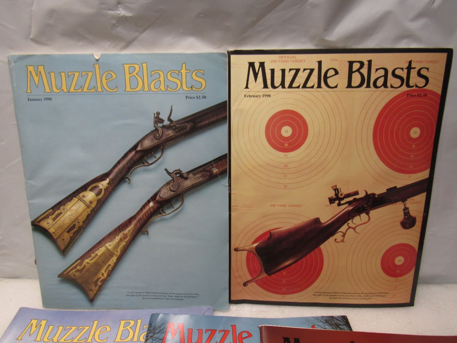 Muzzle Blasts Magazine 1990 Complete 12 issues Lot Black Powder Rifles (H57J) - Thumbnail 8
