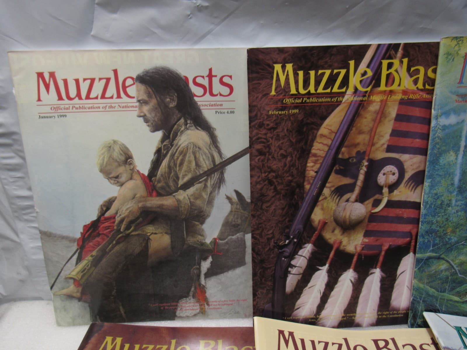 Muzzle Blasts Magazine 1999 Complete 12 issues Lot Black Powder Rifles (H64J) - Thumbnail 2