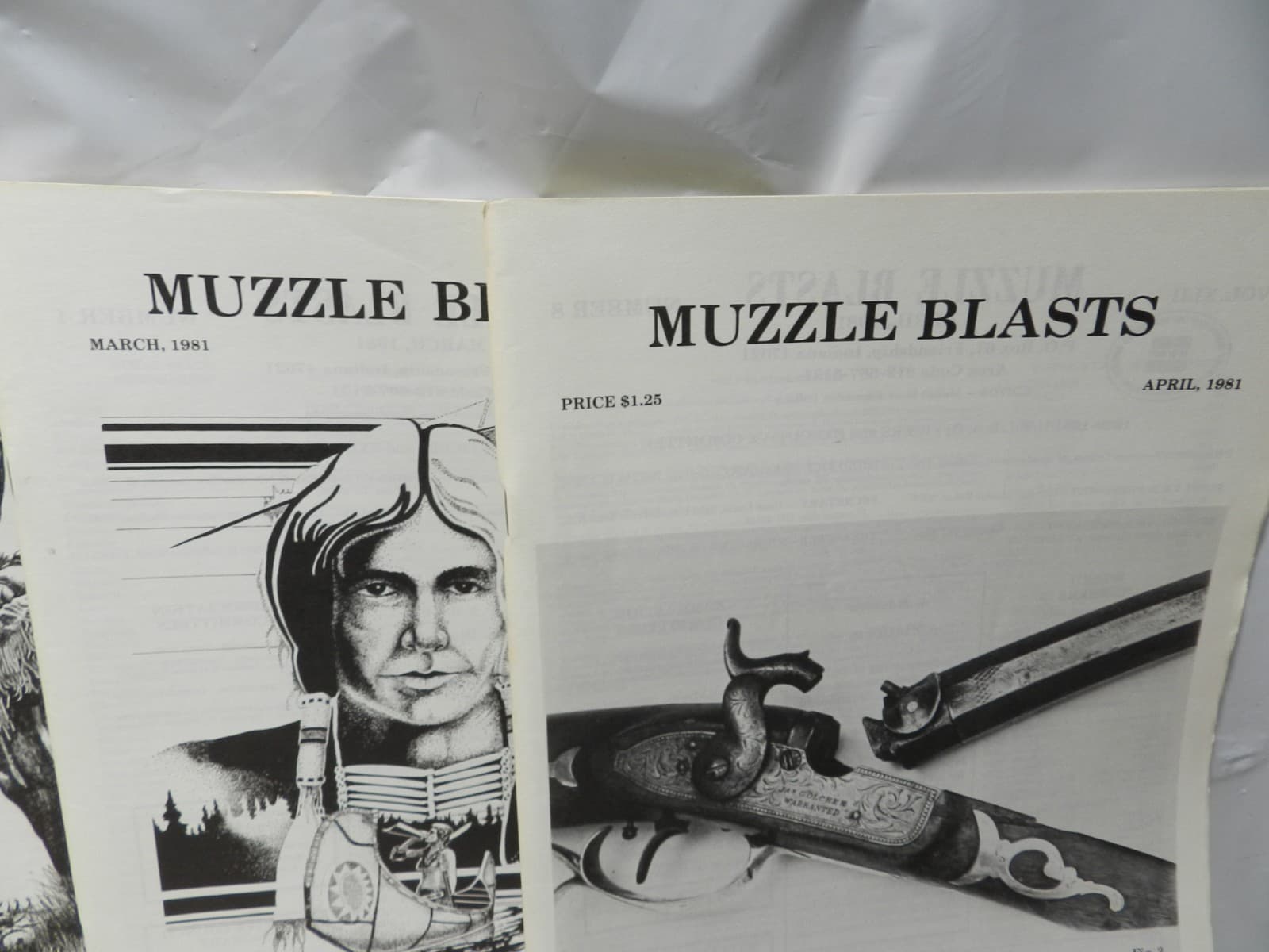 Muzzle Blasts Magazine 1981 Complete 12 issues Lot Black Powder Rifles (H61J) - Thumbnail 3